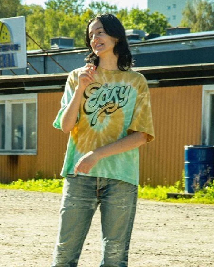 Nudie Jeans RITA T-Shirt Take it Easy Batik - Multi