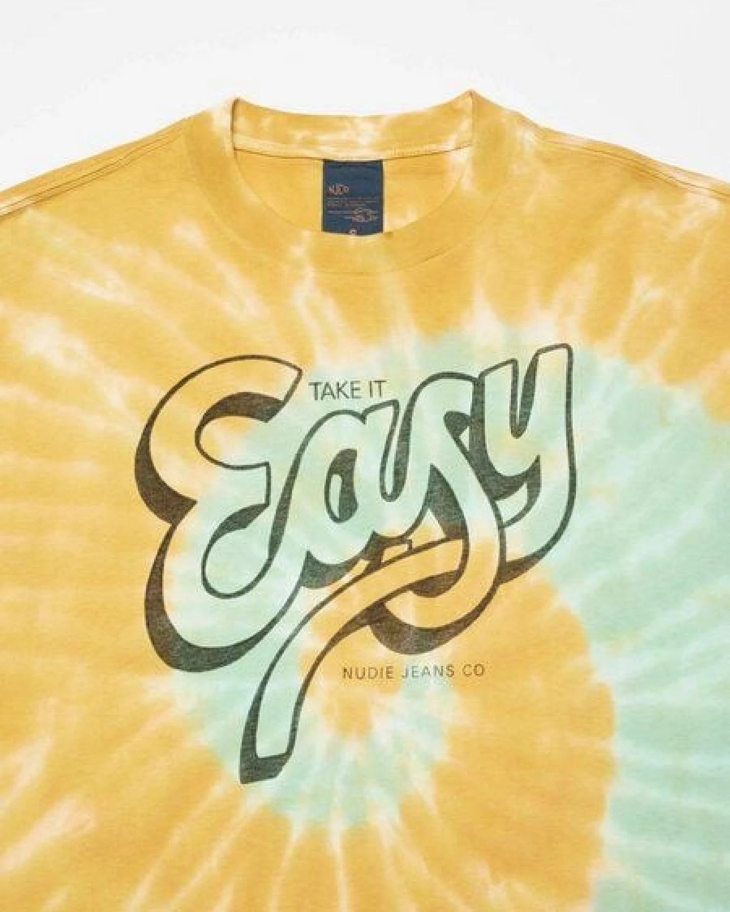 Nudie Jeans RITA T-Shirt Take it Easy Batik - Multi – Ansicht 4