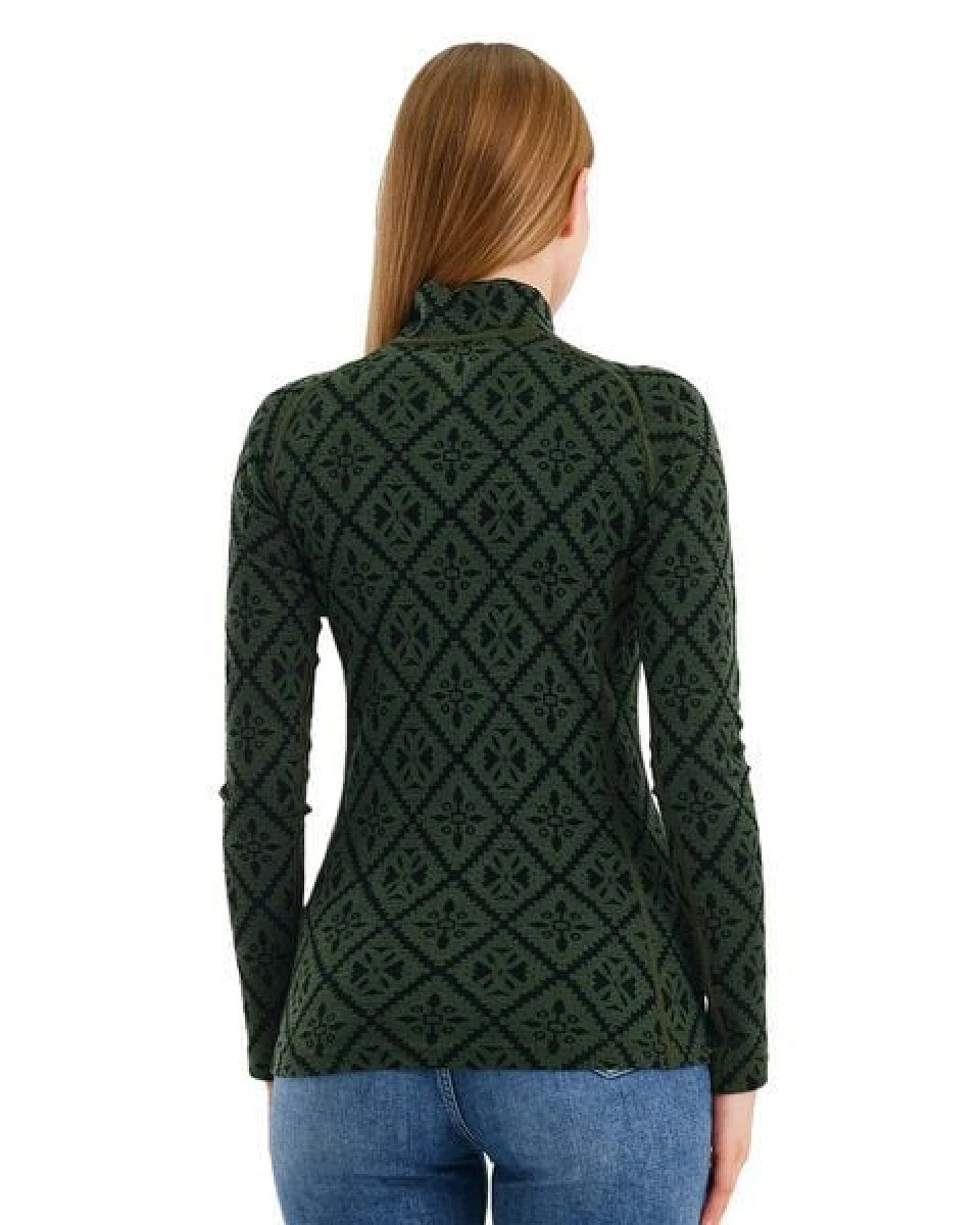 Woolona Langarmshirt - VENUS - 100% Merinowolle (Zip) – Ansicht 2