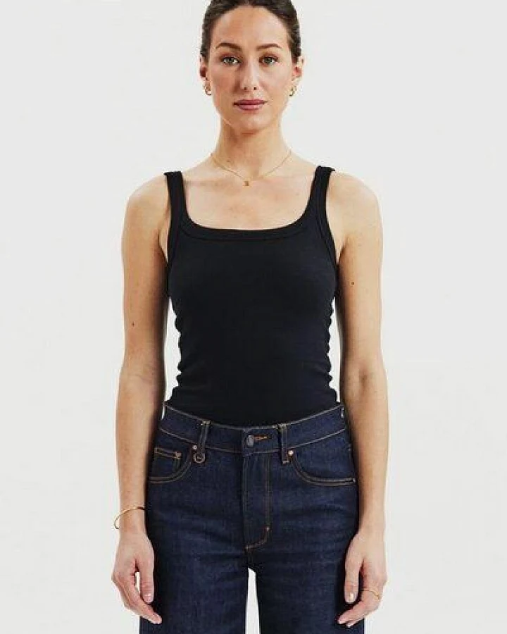 Bread & Boxers Top Modell: Singlet Ribbed GOTS