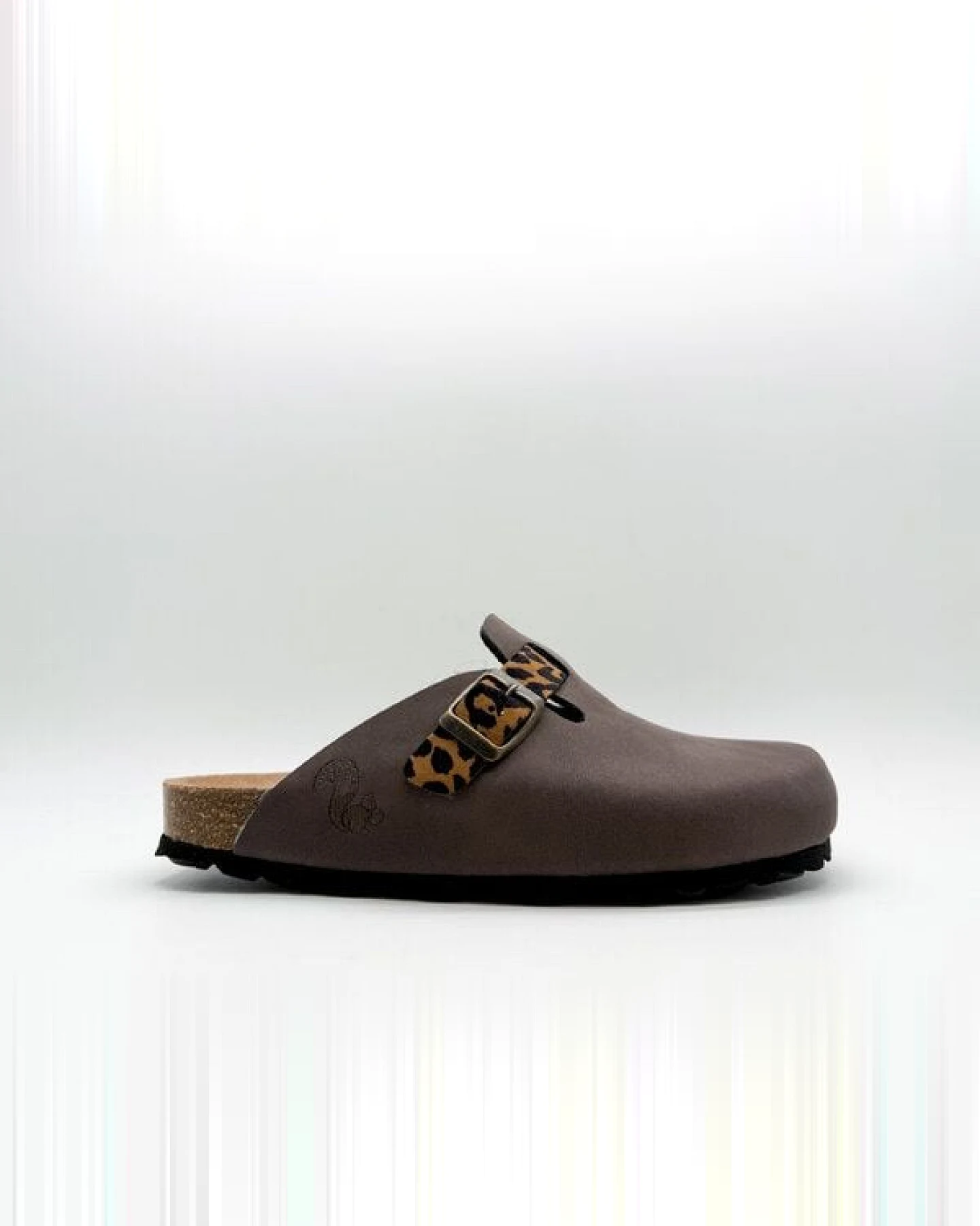 Vegane thies ® Eco Bio Leo Belt Clogs aus rec. PET mit Kork-Tieffussbett – Ansicht 2