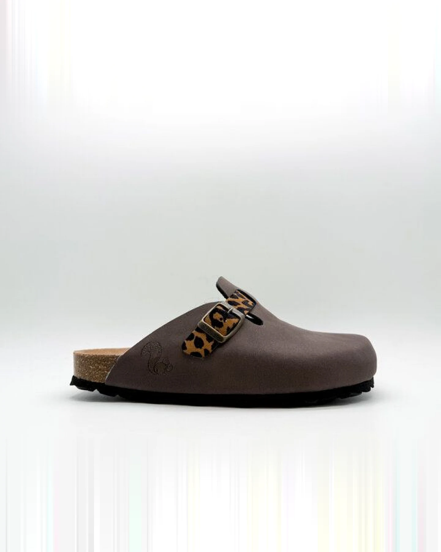 Vegane thies ® Eco Bio Leo Belt Clogs aus rec. PET mit Kork-Tieffussbett – Ansicht 2