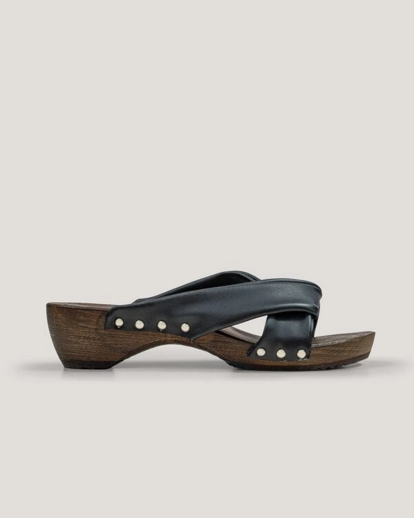 AGAZI TAKE ME TO TOKYO (black) – vegane Clogs aus Traubenleder – Ansicht 2