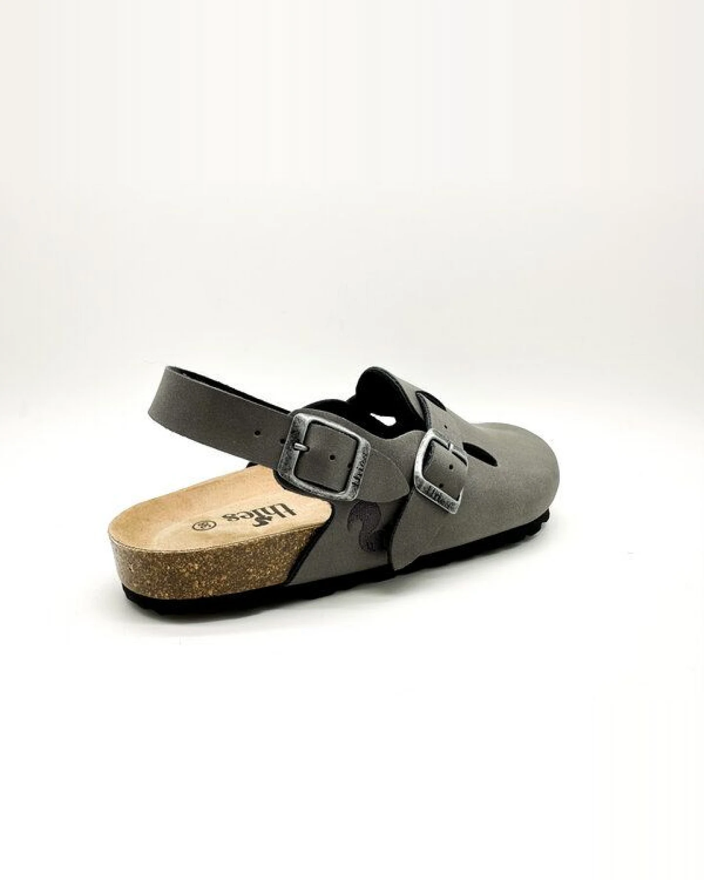 Vegane thies ® Eco Bio Backstrap Clogs aus rec. PET mit Kork-Tieffussbett – Ansicht 4
