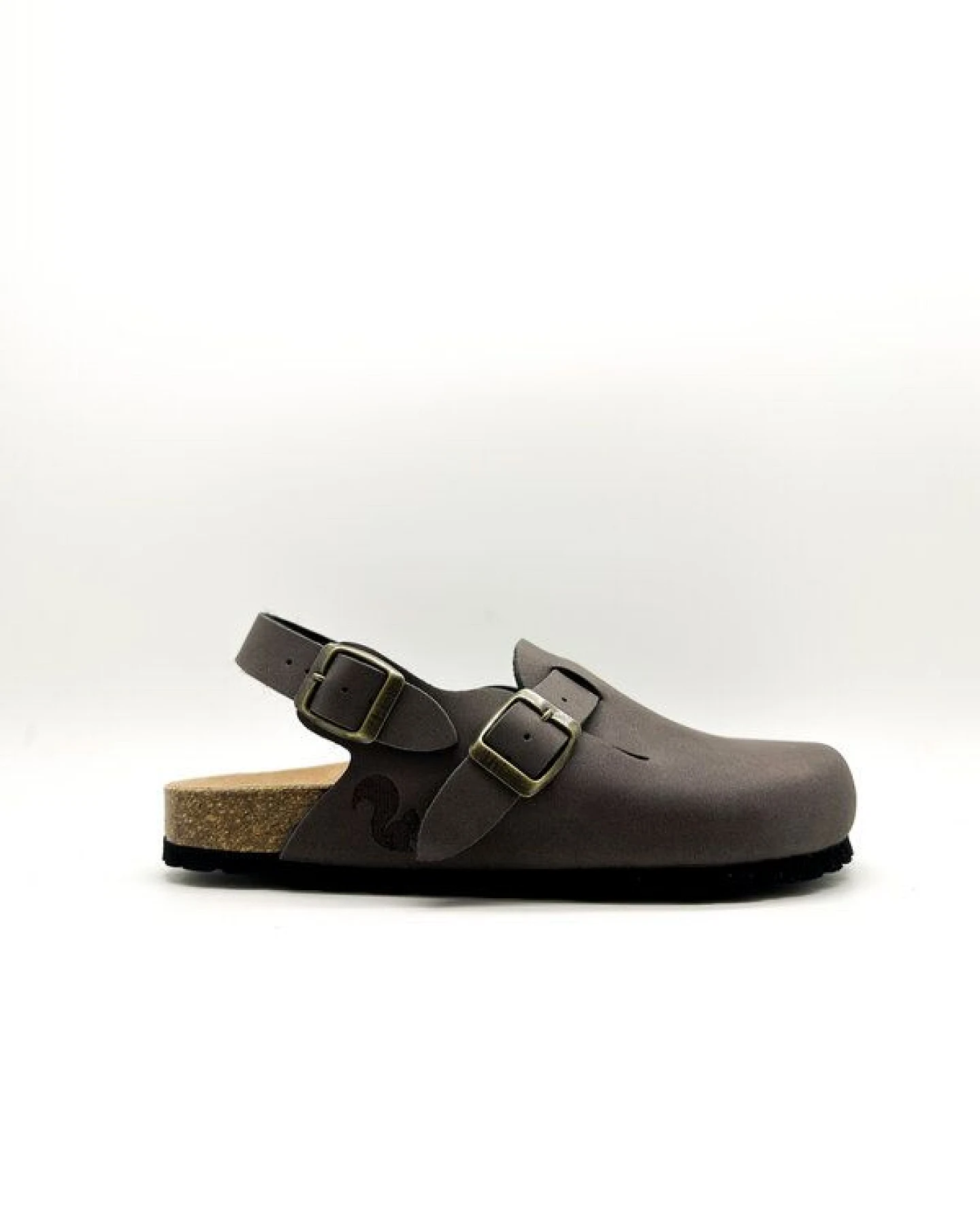 Vegane thies ® Eco Bio Backstrap Clogs aus rec. PET mit Kork-Tieffussbett – Ansicht 2