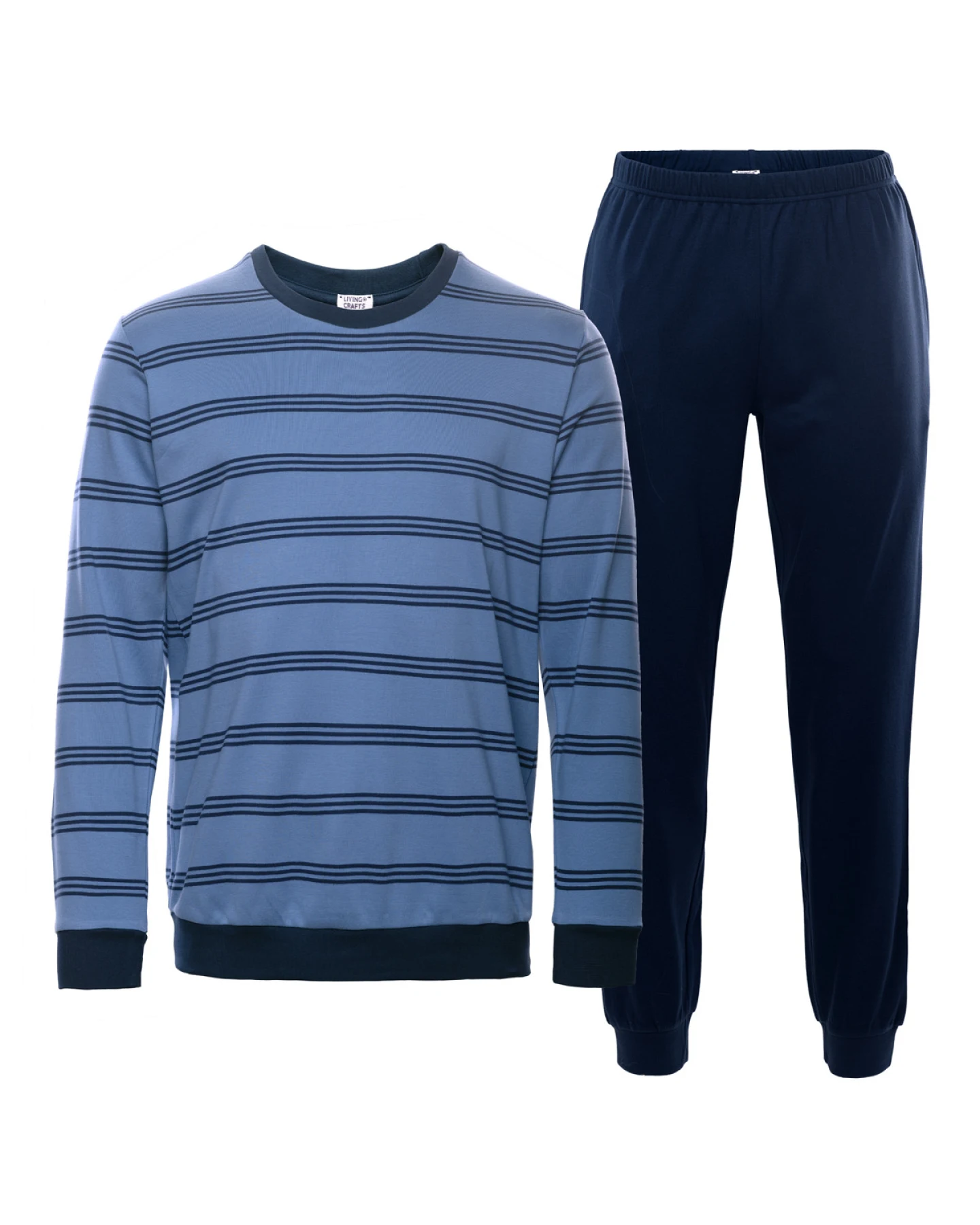 Herren Schlafanzug Blau – Ansicht 2
