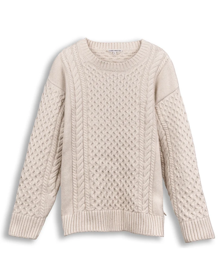 Damen Strickpullover Beige