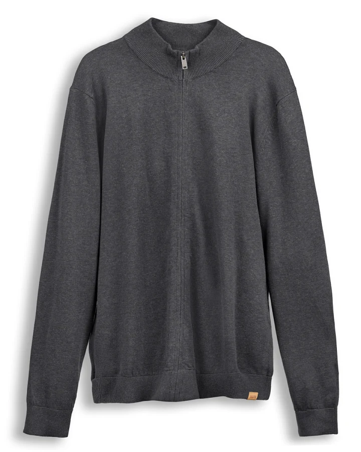 Produktseite: Herren Strickjacke Grau