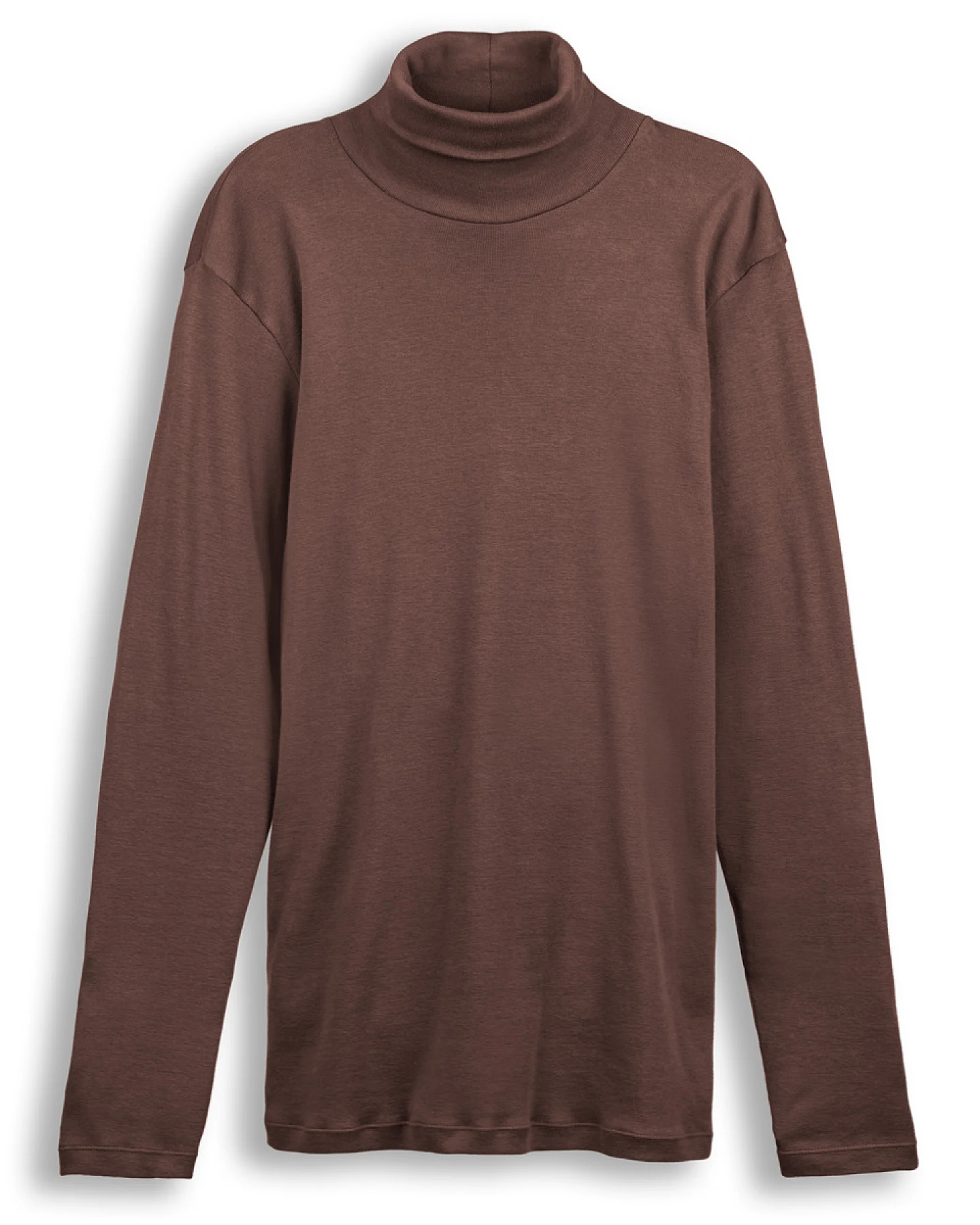 Herren Rollkragen-Shirt Braun – Ansicht 2