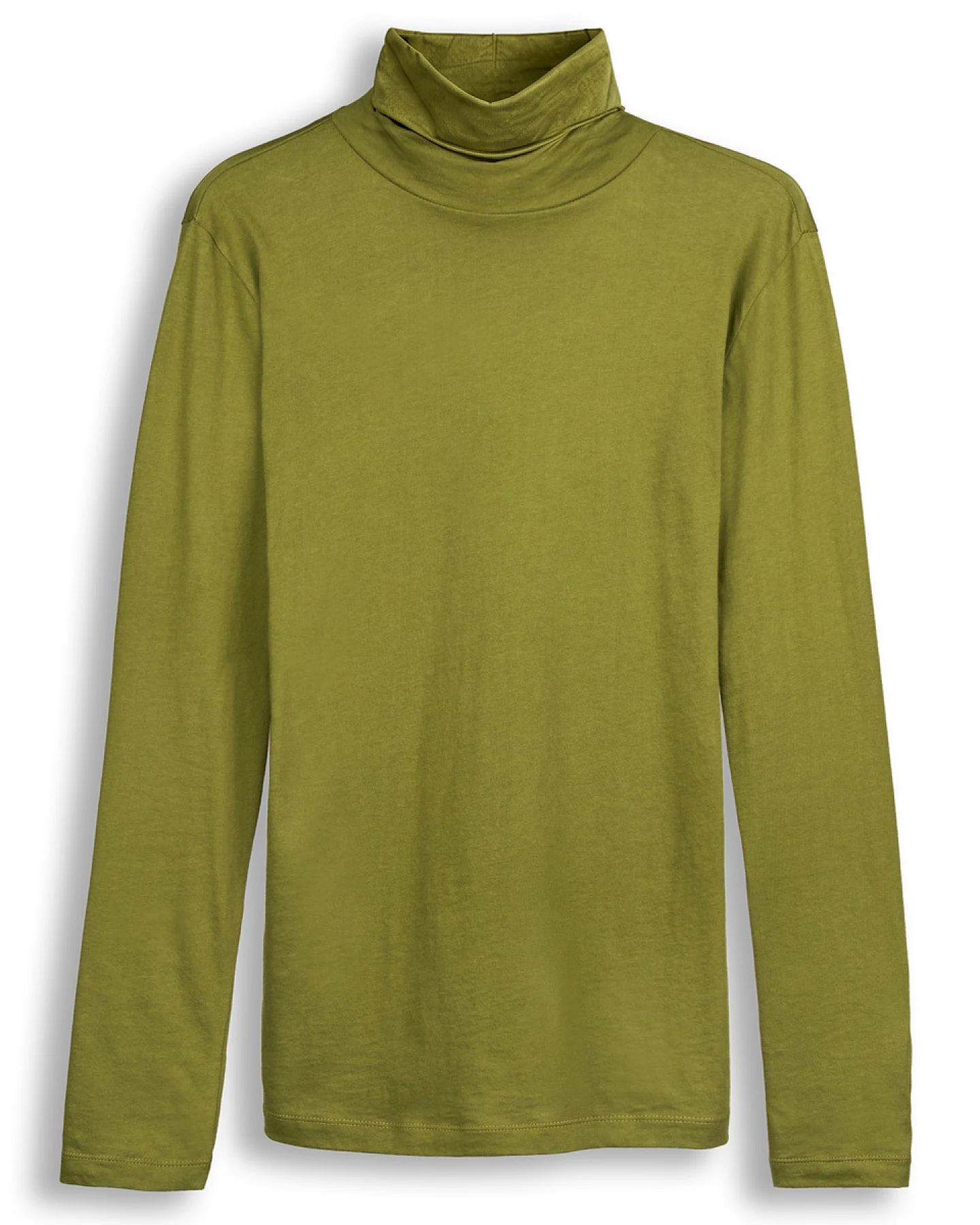 Damen Rollkragen-Shirt Grün – Ansicht 2