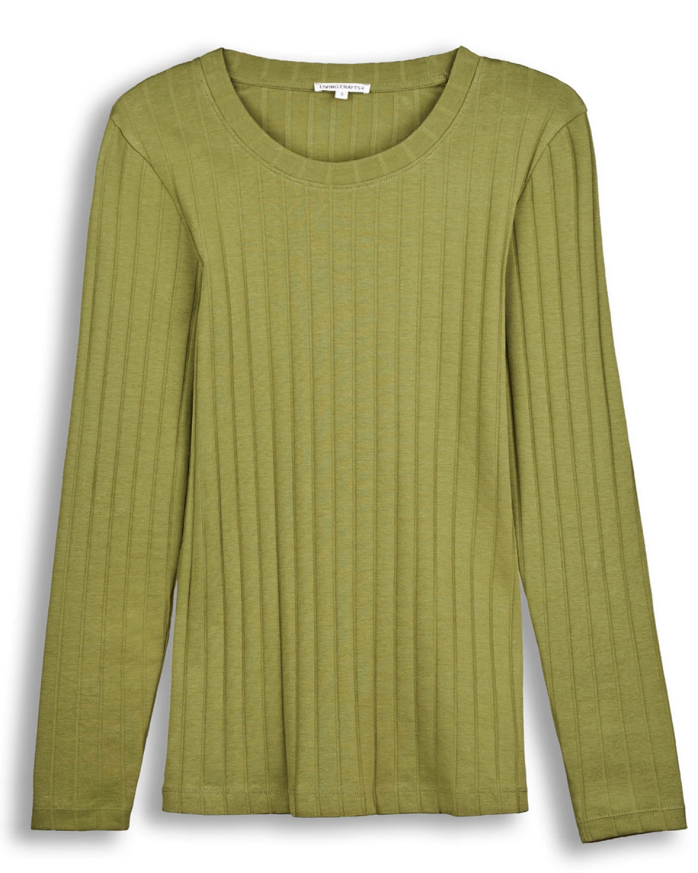 Damen Langarm-Shirt Grün – Ansicht 2