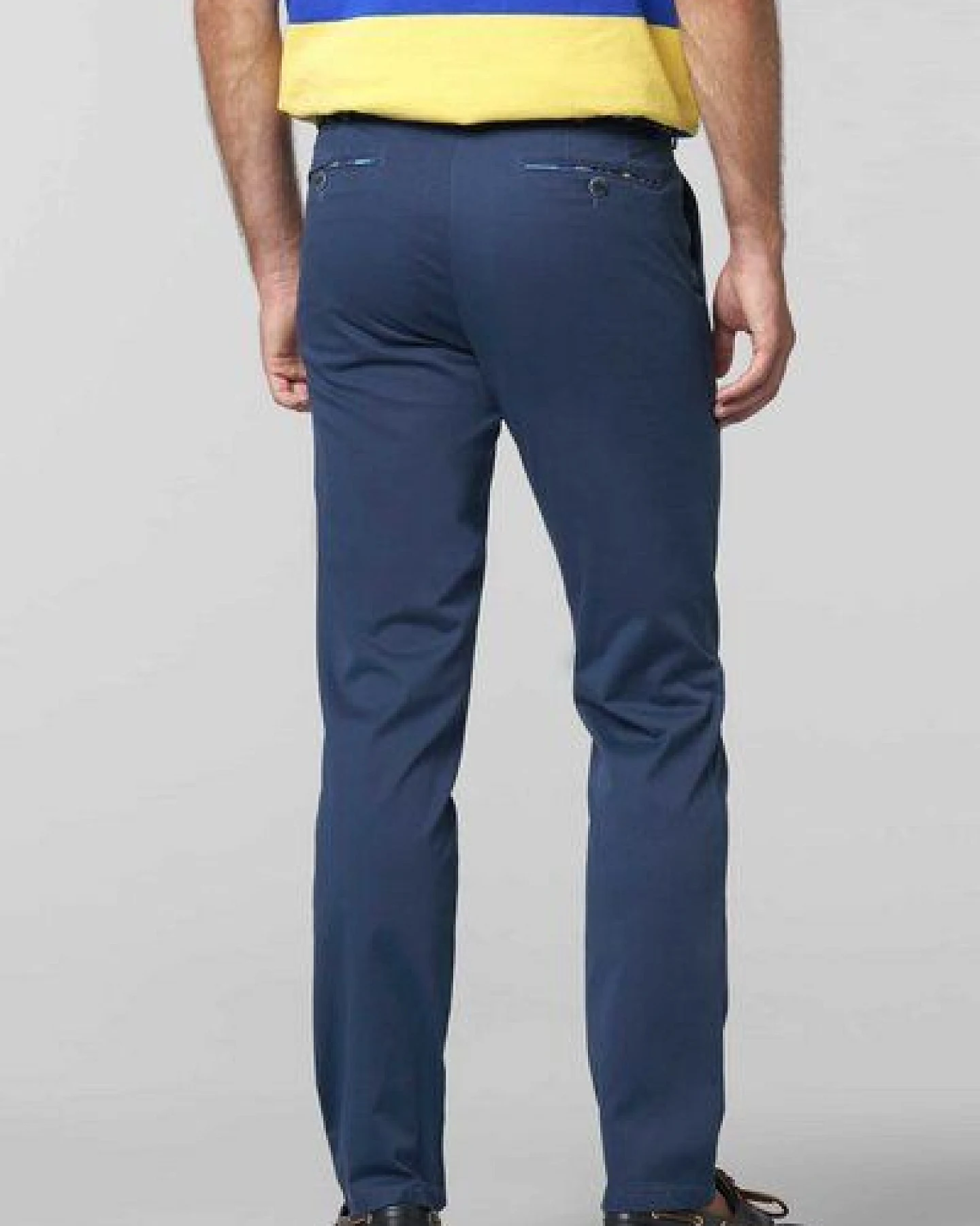 MEYER MICROPRINT BAUMWOLL CHINO – Ansicht 3