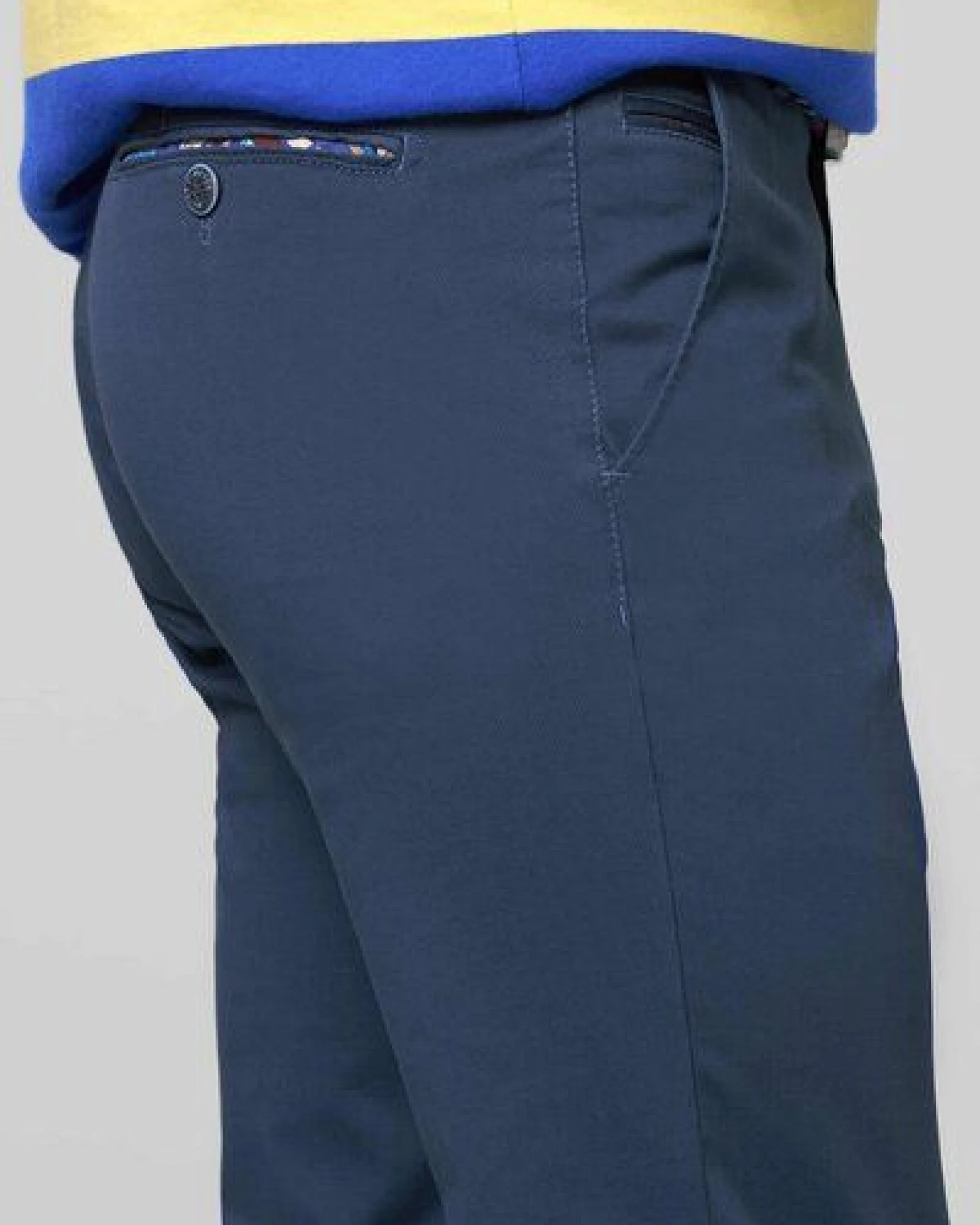MEYER MICROPRINT BAUMWOLL CHINO – Ansicht 4