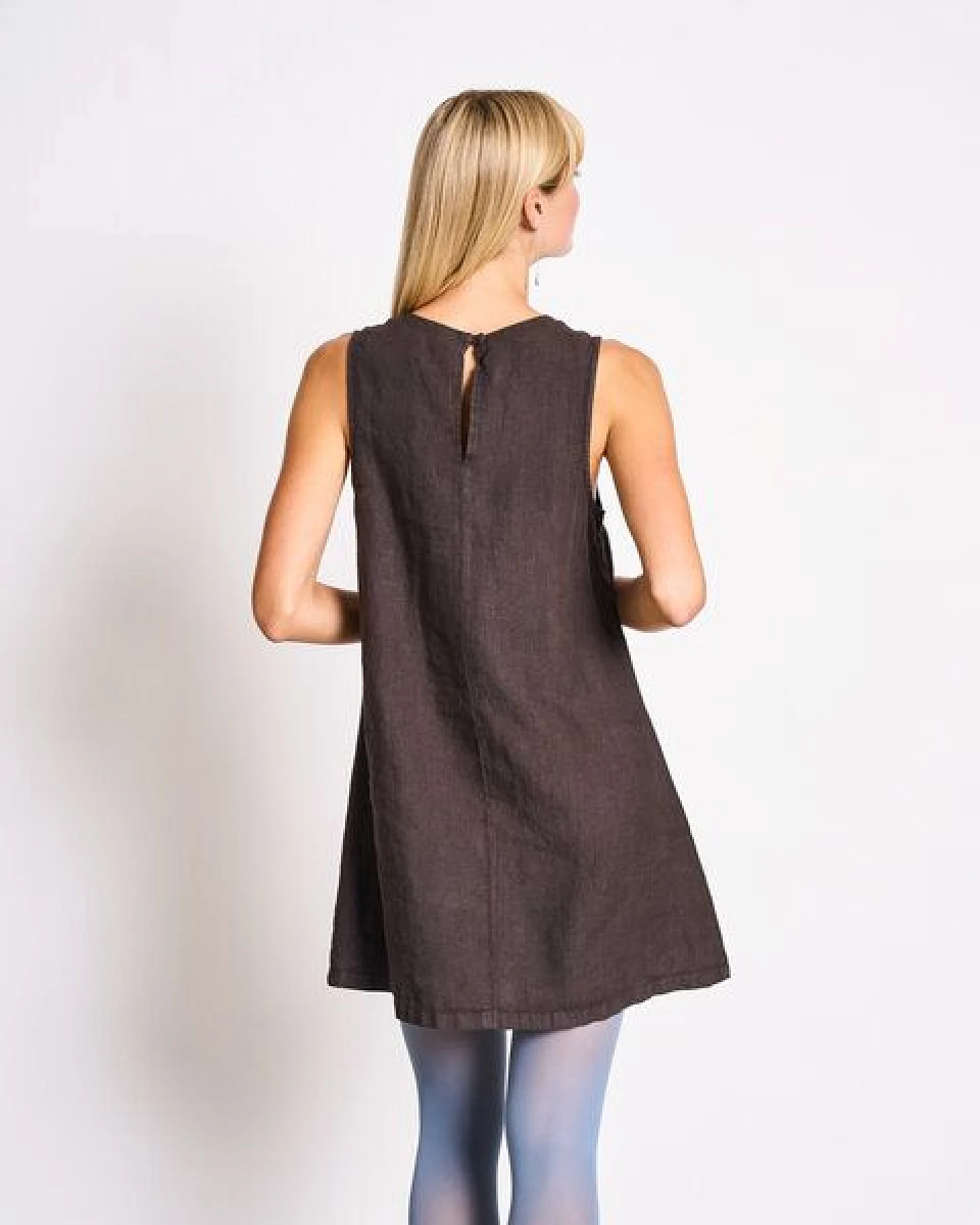 JAN N JUNE Mini-Kleid SALVIA aus Leinen – Ansicht 3