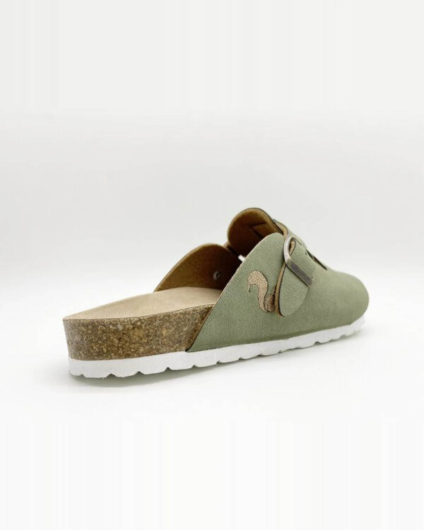 Vegane thies ® Eco Bio Clogs aus rec. PET mit Kork-Tieffussbett – Ansicht 3