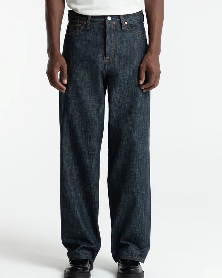 Kings of Indigo Herren vegan Jeans Malkiel Ceky Blau