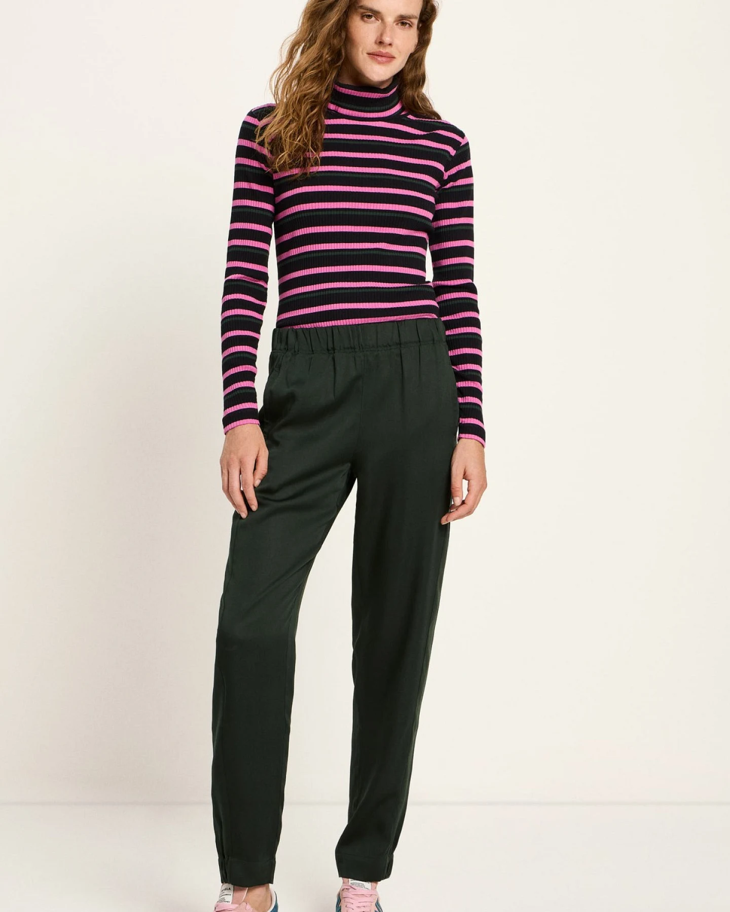 Hose Tencel Grün – Ansicht 2
