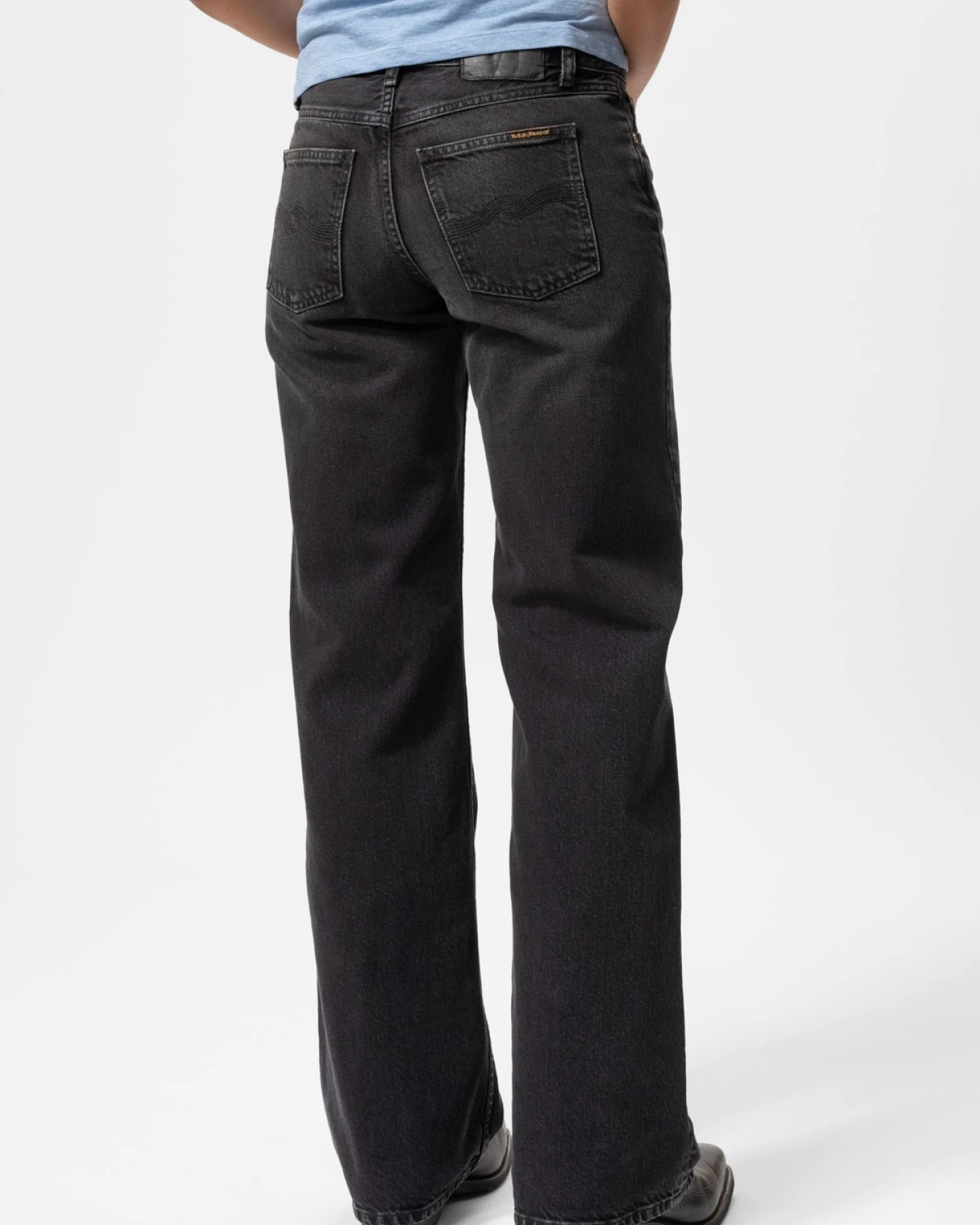 Jeans Wide Heidi Slow Black – Ansicht 2