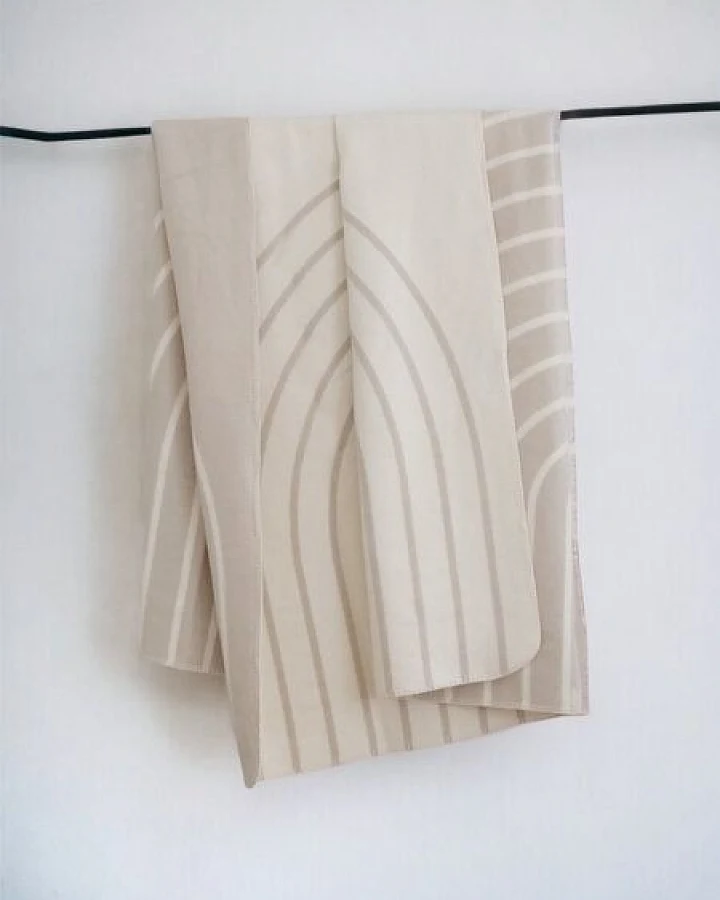 RIEMA Germany wärmende Kuscheldecke aus weicher Bio-Baumwolle - ANNA - Baumwolldecke OEKO-Tex