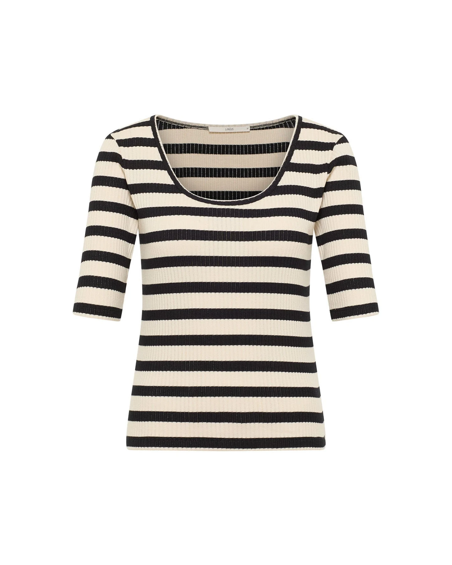 Halbarmshirt mit Streifen (GOTS) – Ansicht 5