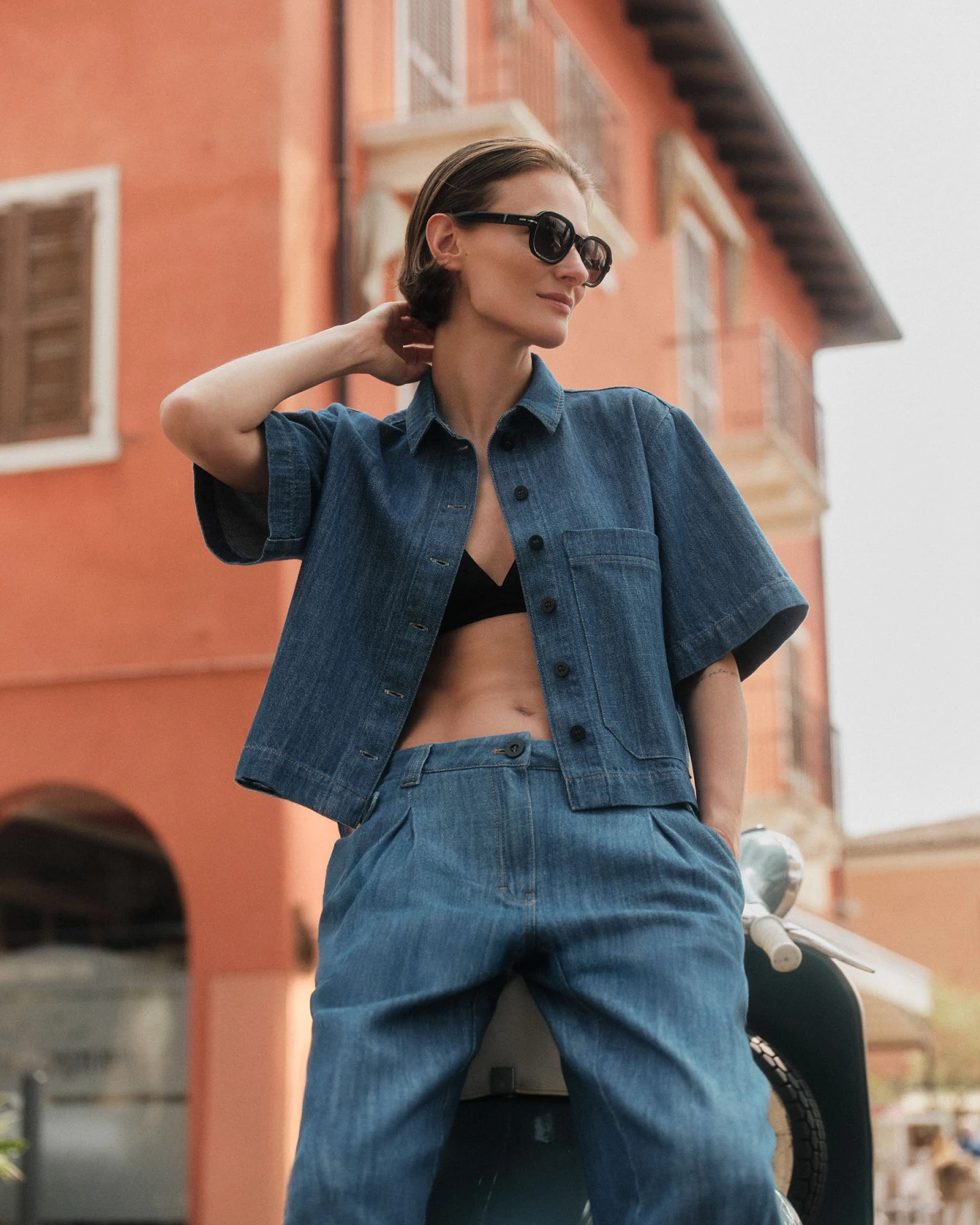 Jeansshirt (GOTS) – Ansicht 2