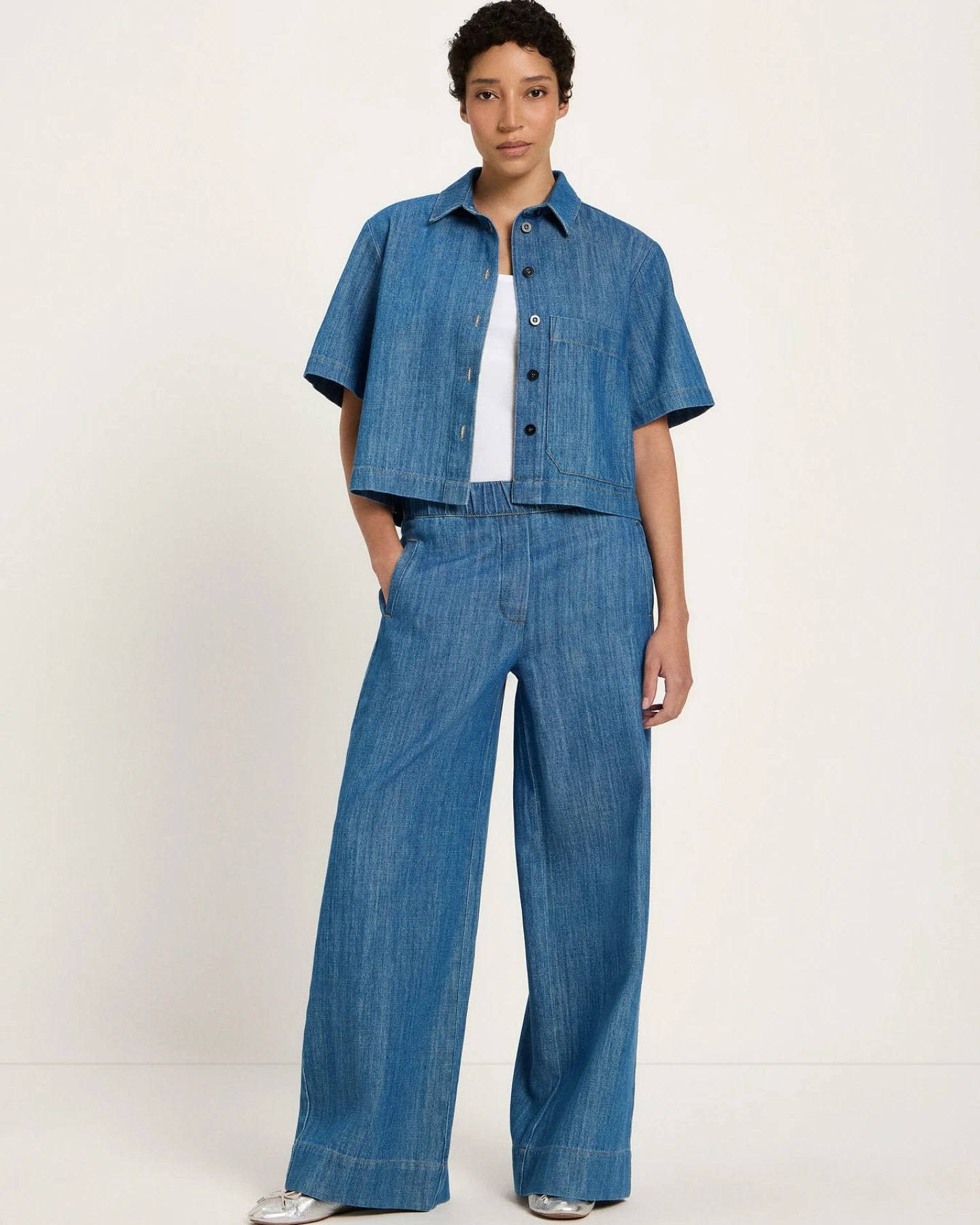 Jeansshirt (GOTS) – Ansicht 3