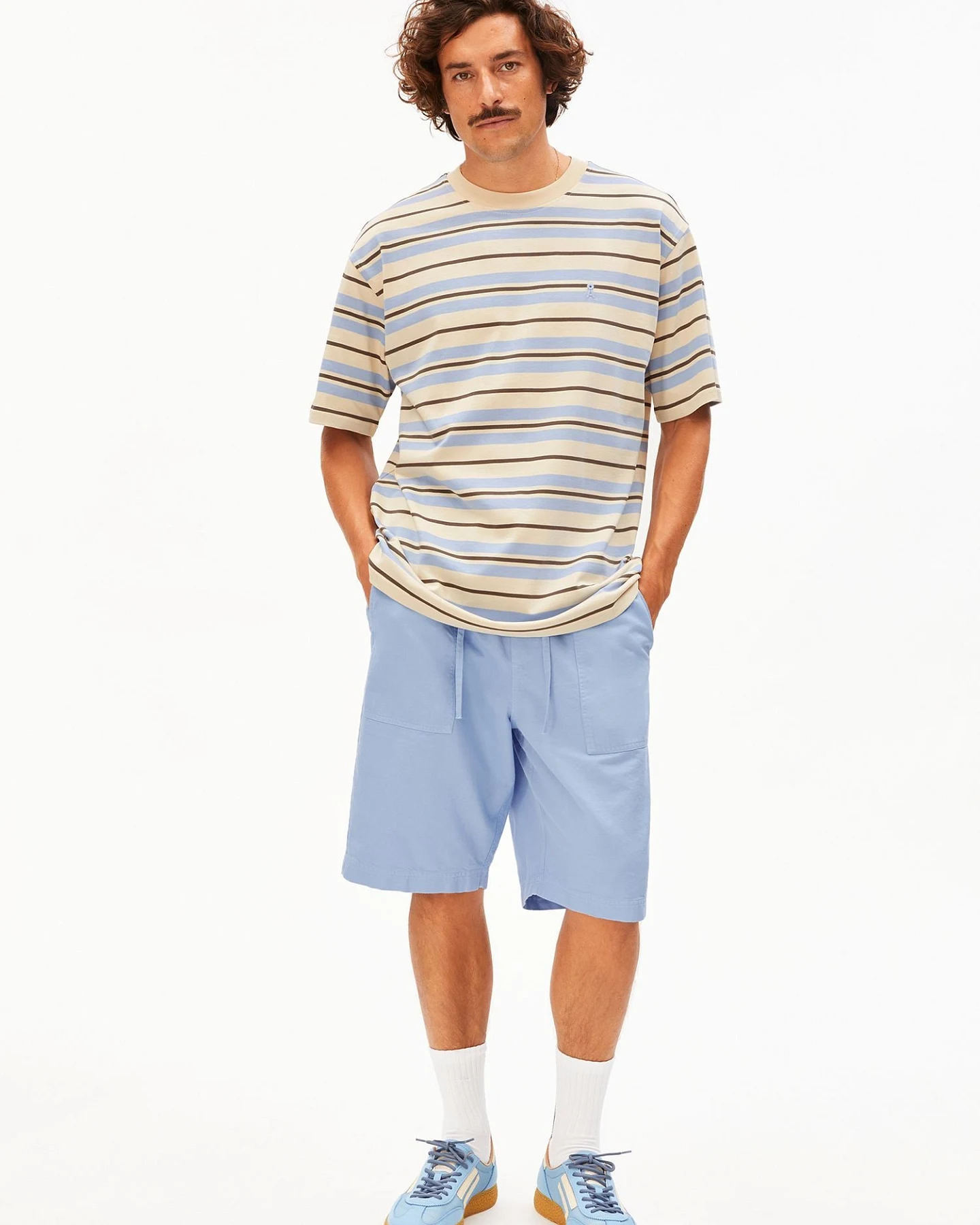 ARMEDANGELS T-Shirt MAARKOS STRIPES – Ansicht 5