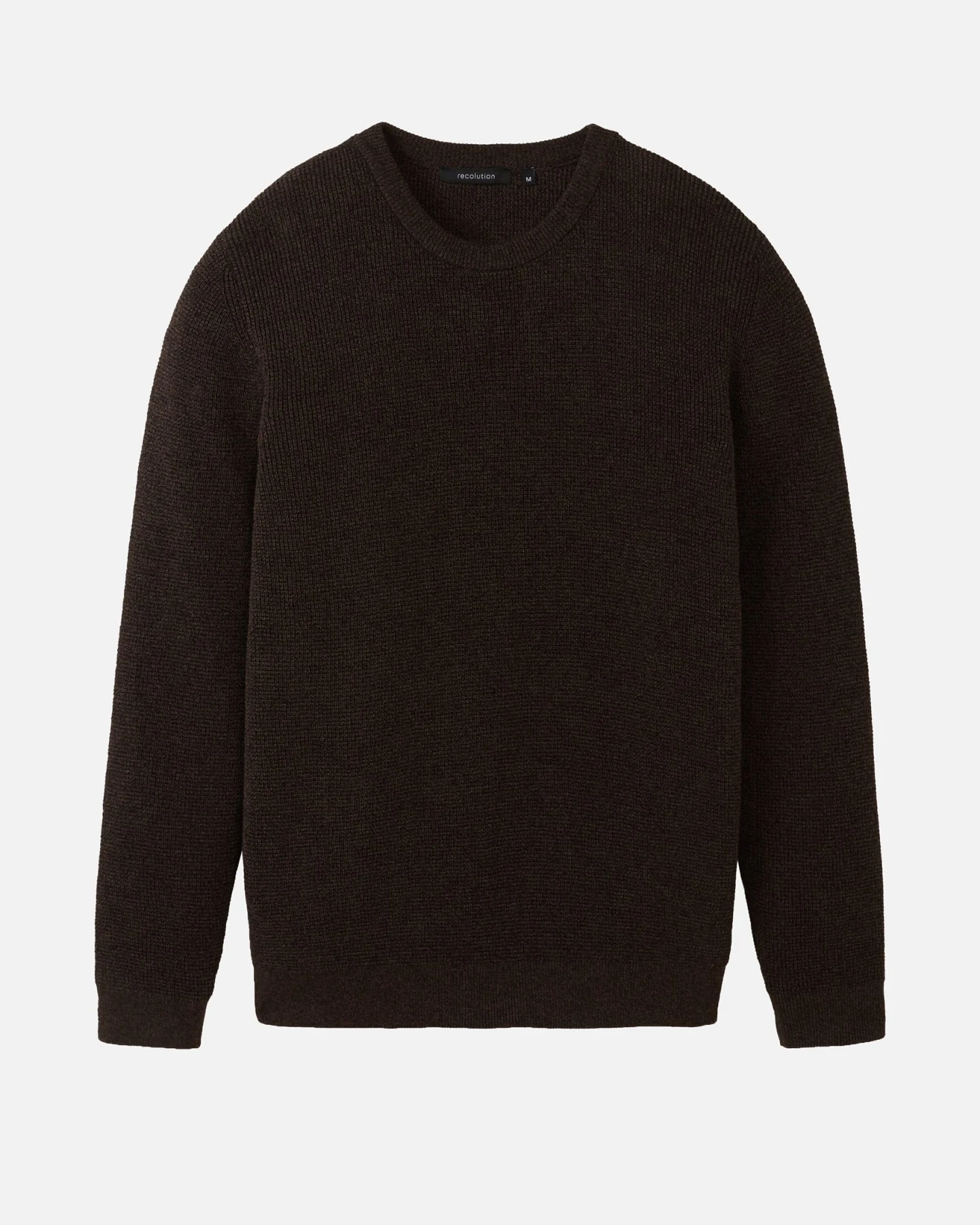 Recolution Herren vegan Pullover Bacopa Taupe – Ansicht 2