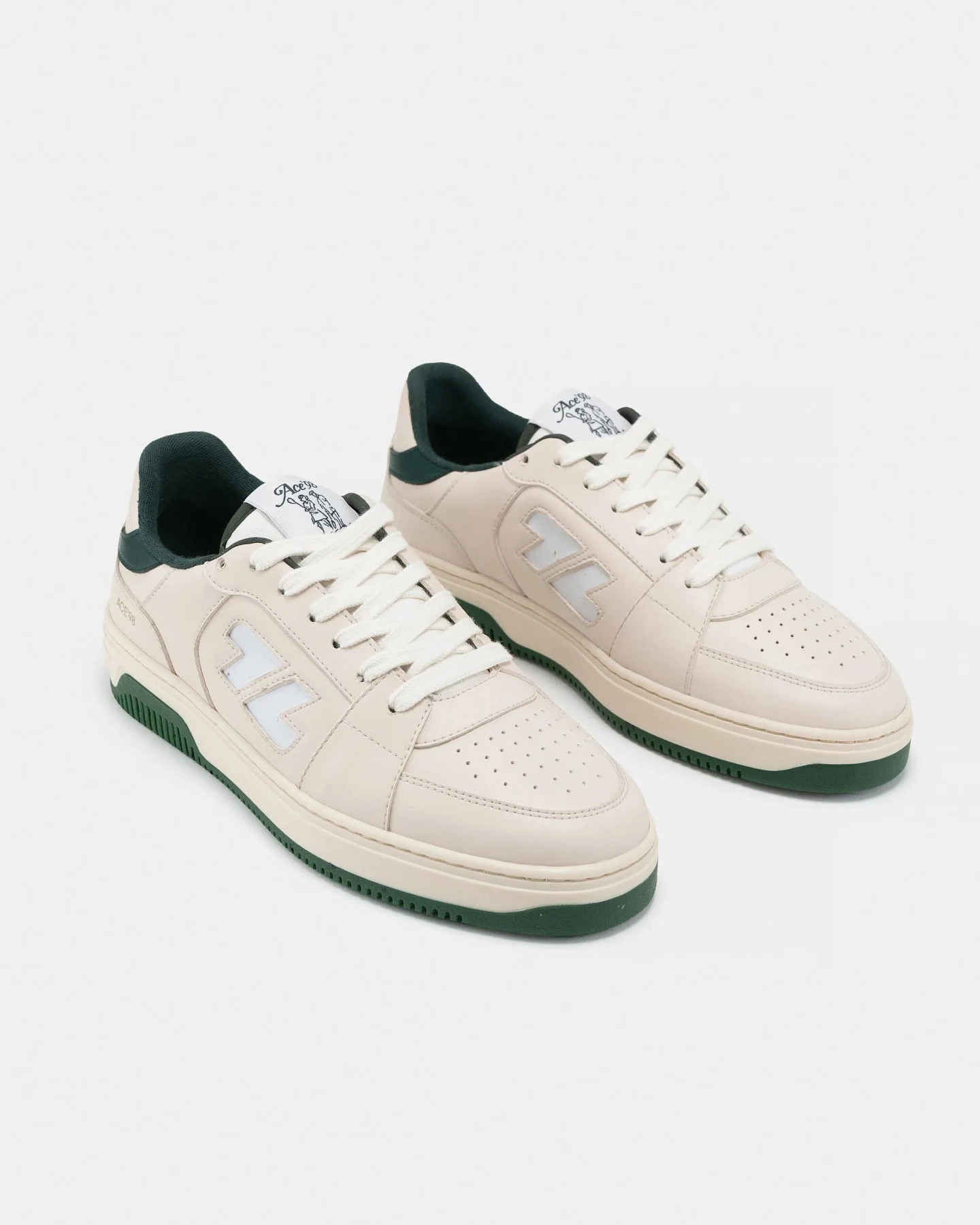 Zèta Herren vegan Sneaker Ace98 Waldgrün – Ansicht 2