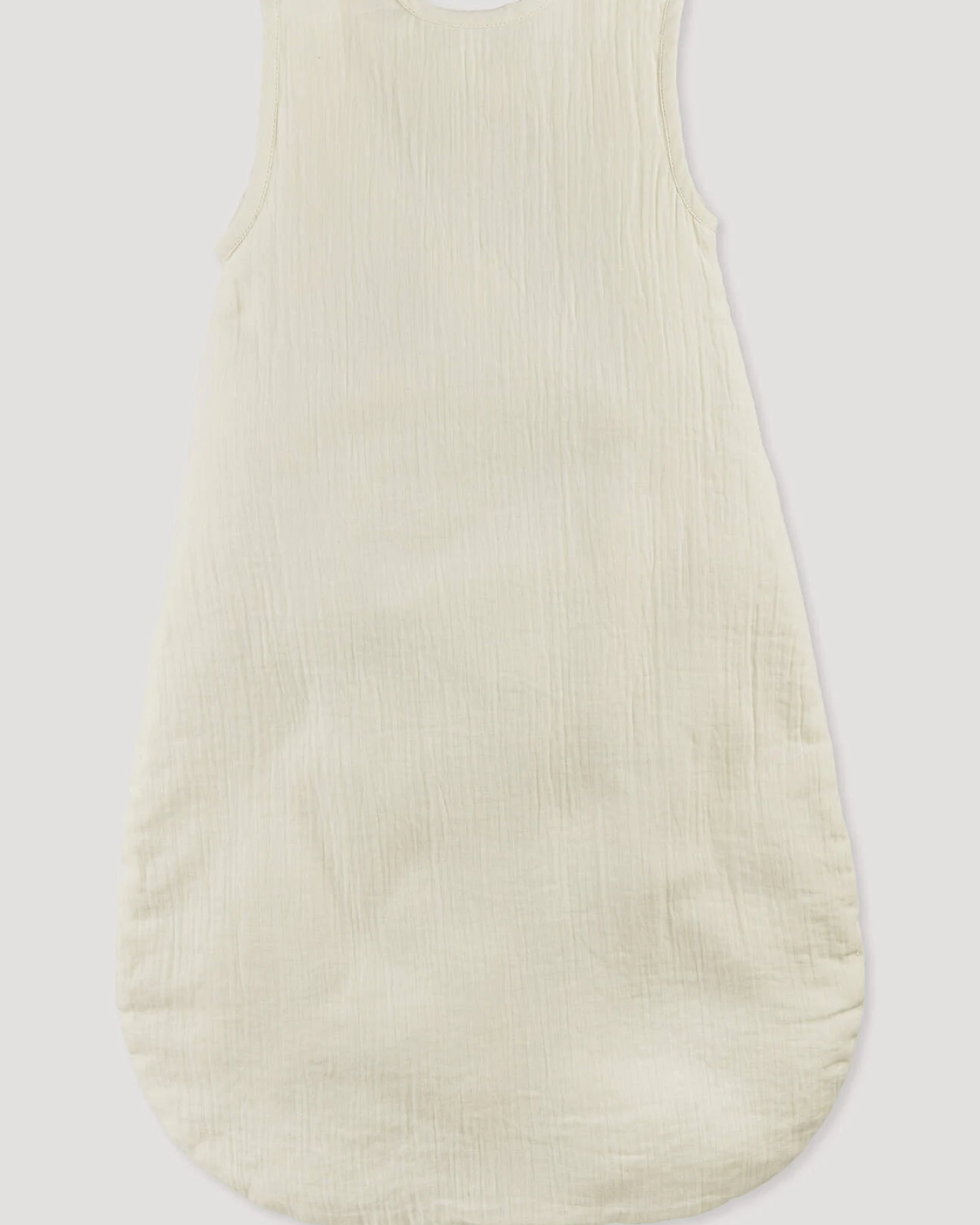 hessnatur Baby Musselin Schlafsack aus Bio-Baumwolle - natur - Größe 110cm – Ansicht 3