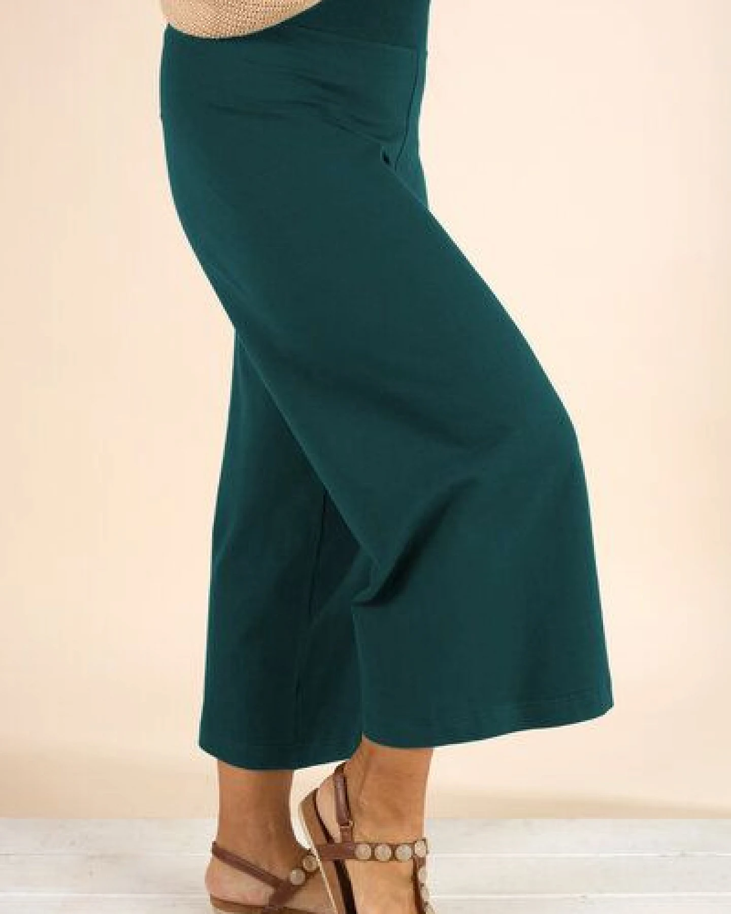 La Gitana Culotte Hose Damen Bio-Baumwolljersey – „Loah“ – Ansicht 3