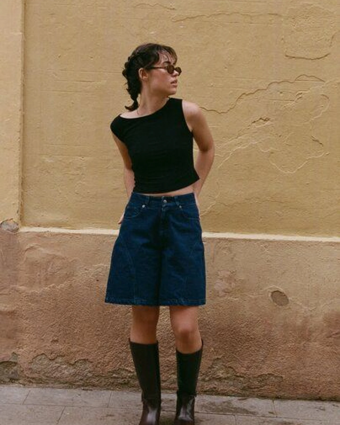 Nénés Shorts Isaure – Blau – Ansicht 3