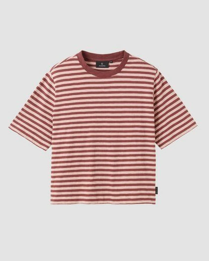 Produktseite: Damen T-Shirt aus Bio-Baumwolle - AZOLLA STRIPES - recolution