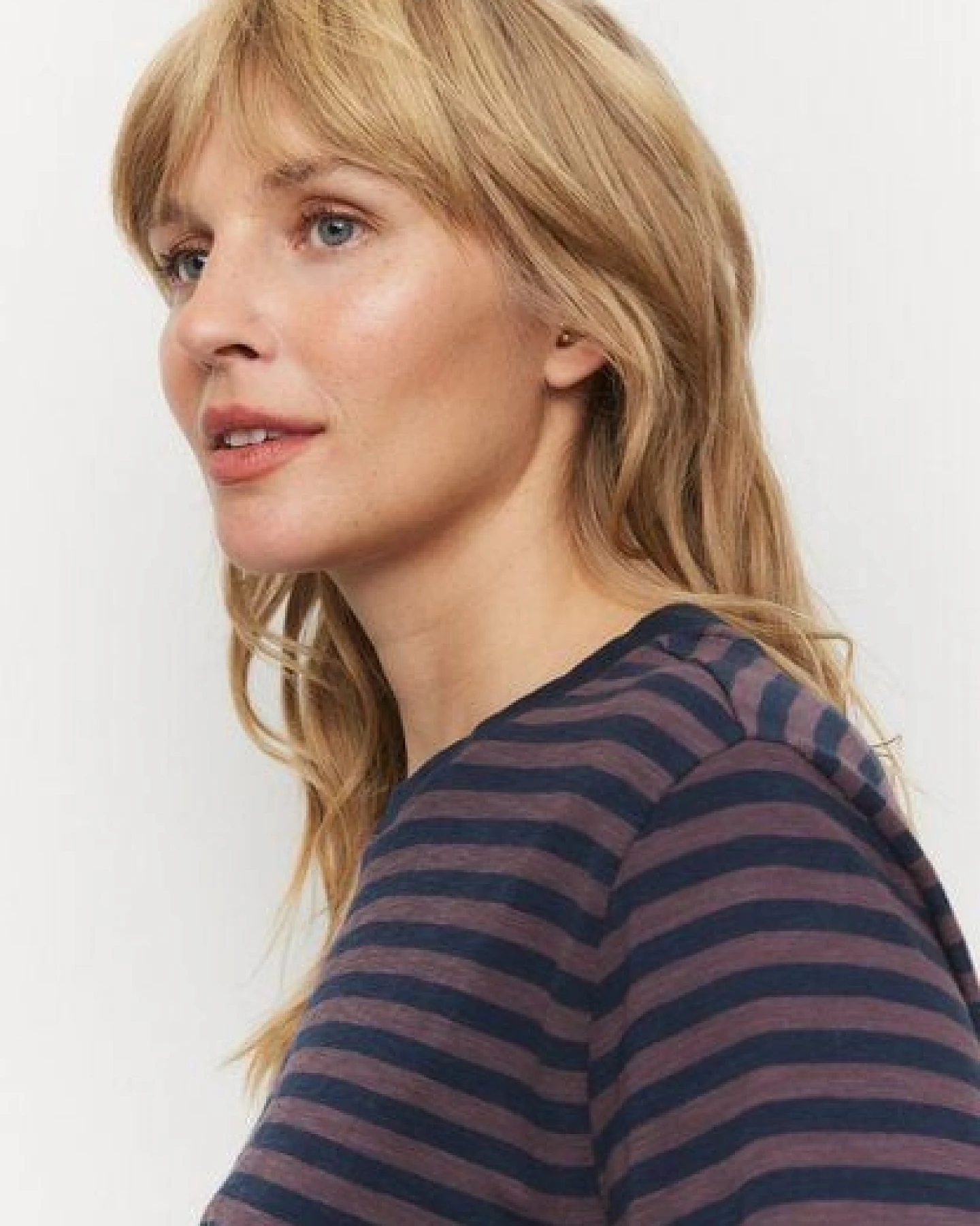 Damen T-Shirt aus Bio-Baumwolle - AZOLLA STRIPES - recolution – Ansicht 4