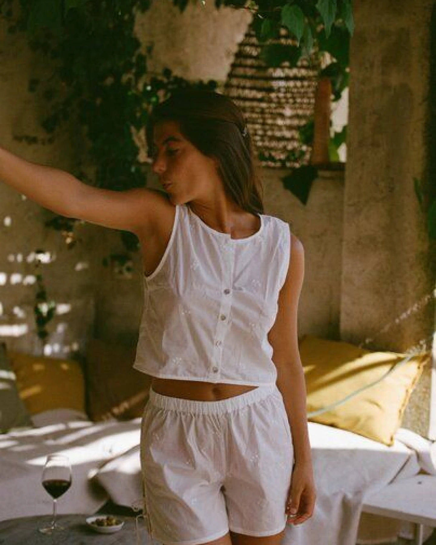 Nénés Shorts Marta – Weiß – Ansicht 4