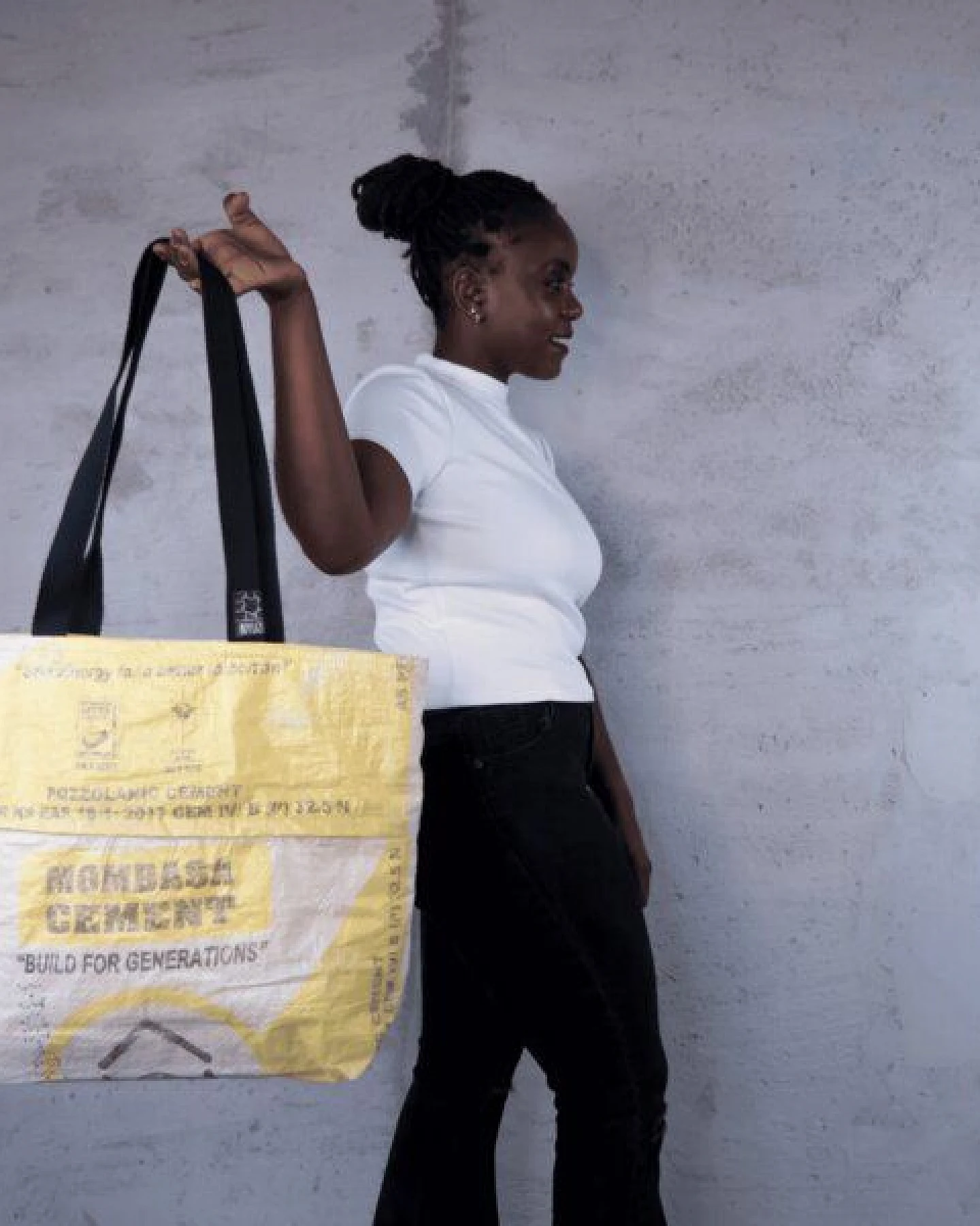 Nyuzi Blackwhite Upcycling Multishopper – Ansicht 3