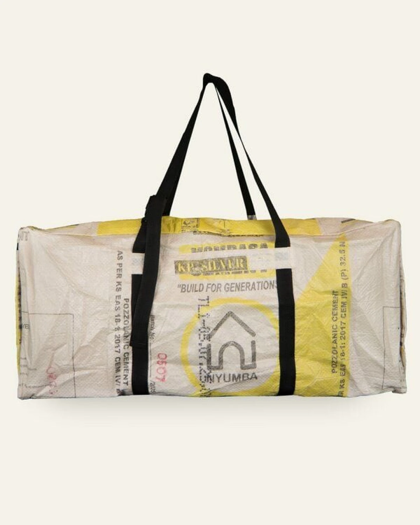 Nyuzi Blackwhite Upcycling Travelbag XL – Ansicht 4