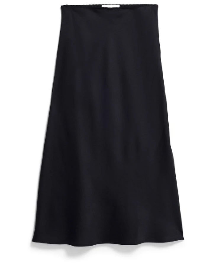 Produktseite: ARMEDANGELS - Women's Lenovaa Satin Slip-Skirt - Rock Gr XL schwarz