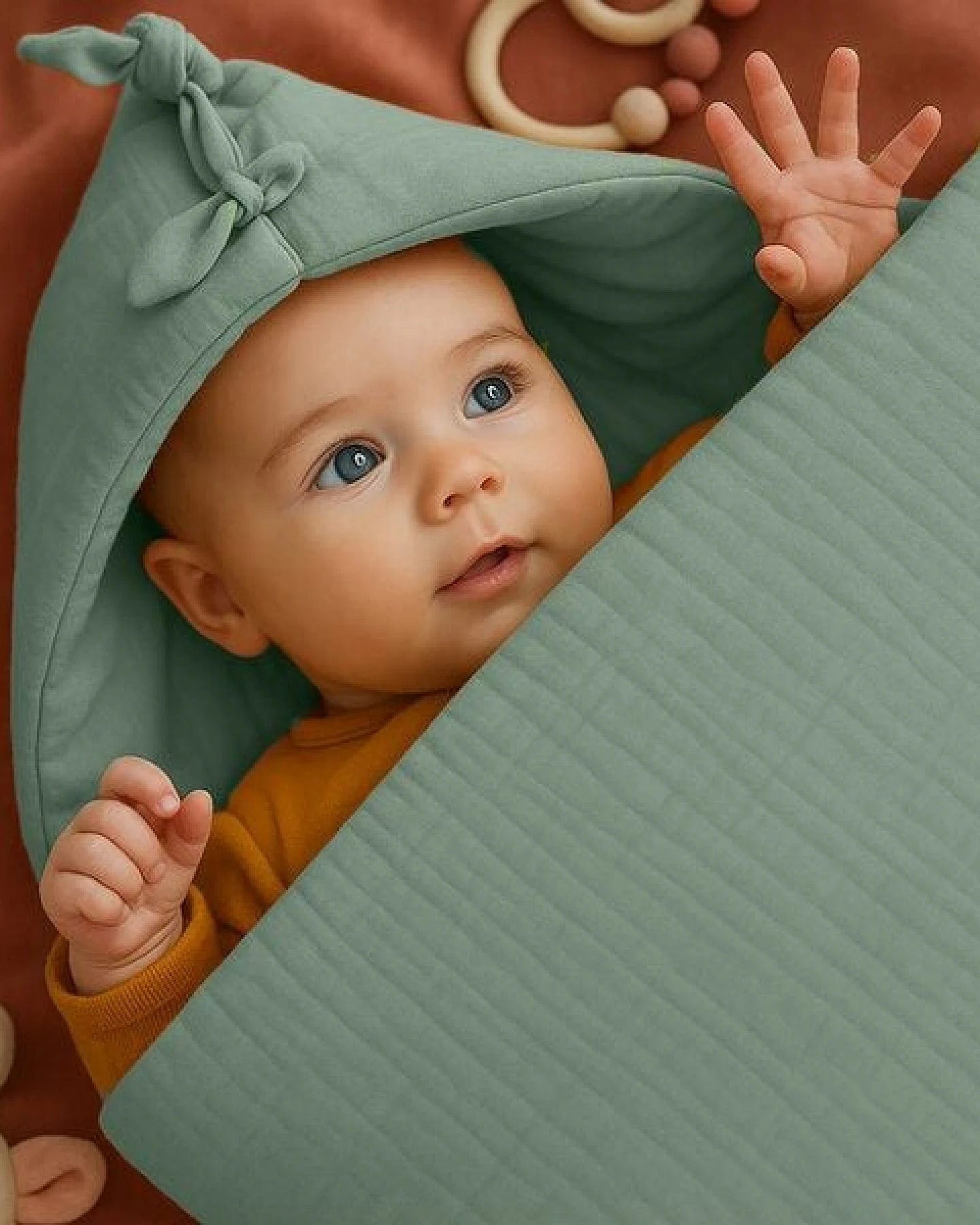 PAPATE Babynest aus Bio-Baumwolle – Ansicht 2
