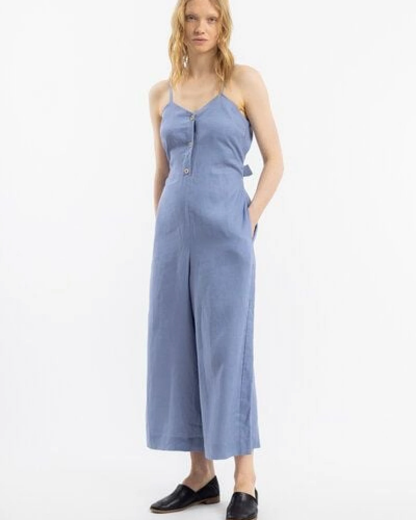 Rotholz Relaxed Jumpsuit Linen Blend – Ansicht 4