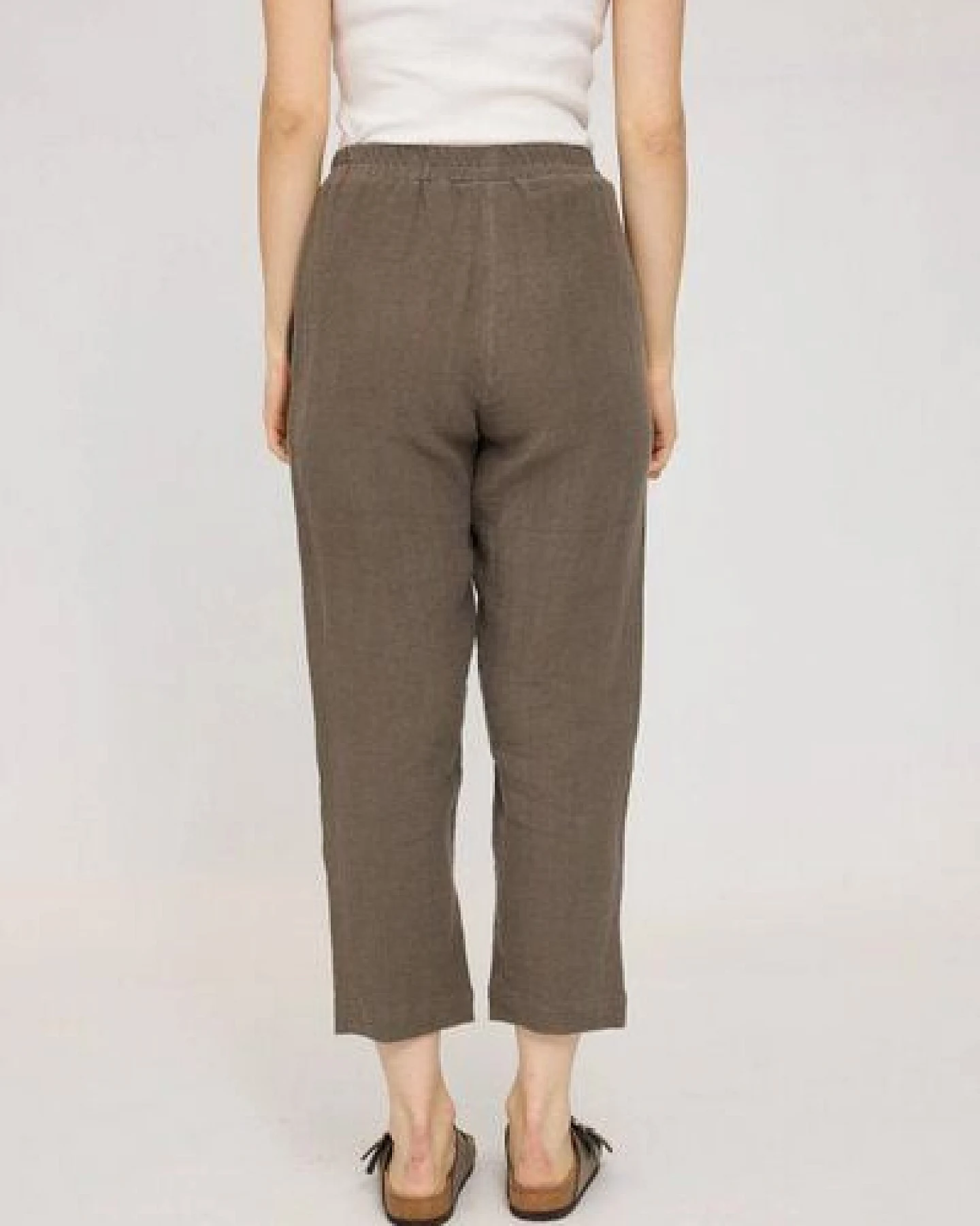 Mazine Hose - Straight Leg Linen Pants - aus 100% Leinen – Ansicht 2
