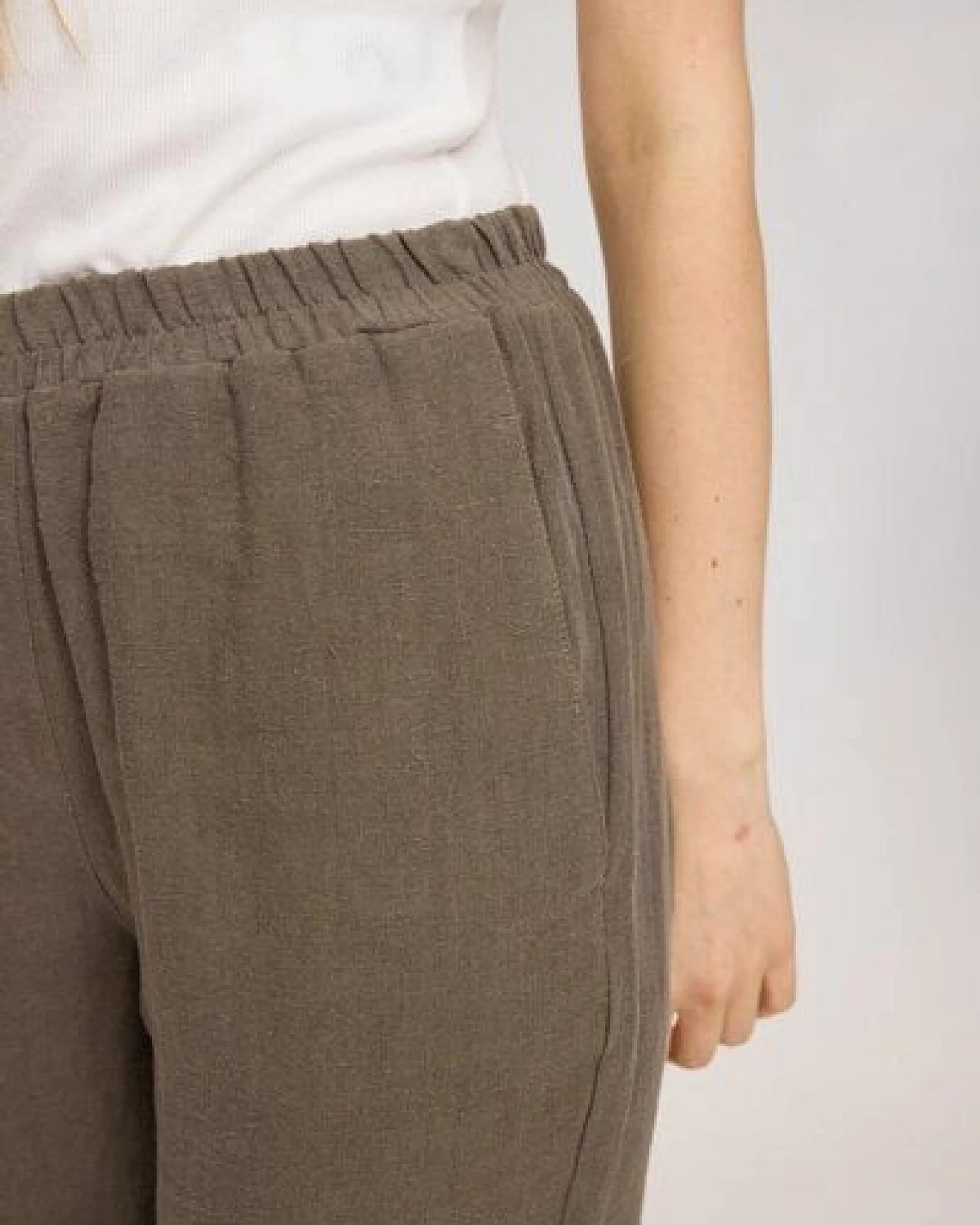 Mazine Hose - Straight Leg Linen Pants - aus 100% Leinen – Ansicht 3