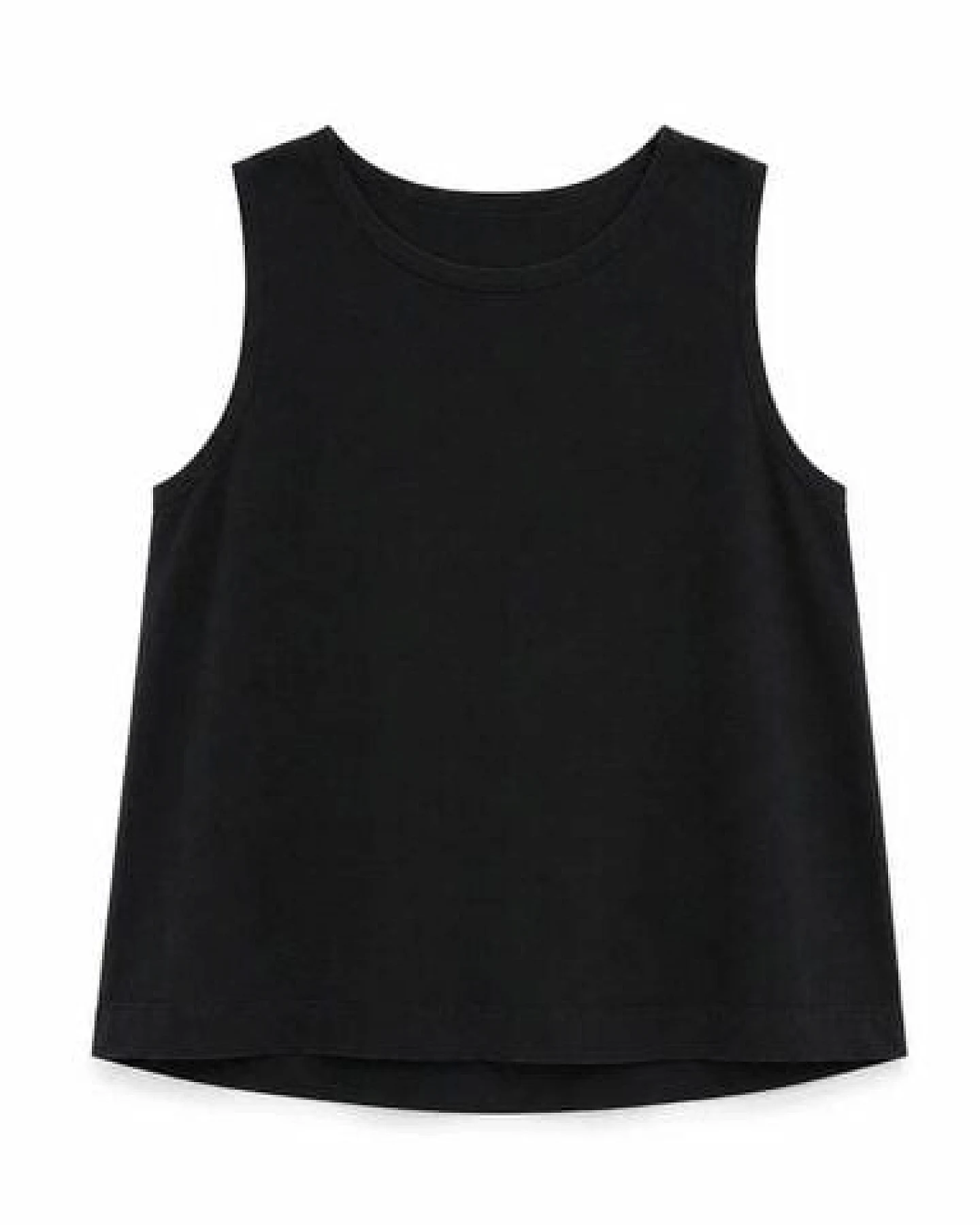 Movesgood Boxy Tencel-Leinen-Tank Top Modell: Nory – Ansicht 2