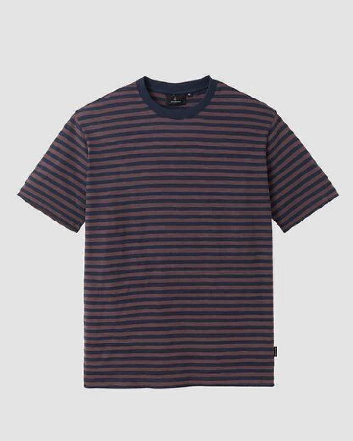 Produktseite: Herren T-Shirt aus Bio-Baumwolle - DELONIX STRIPES - recolution