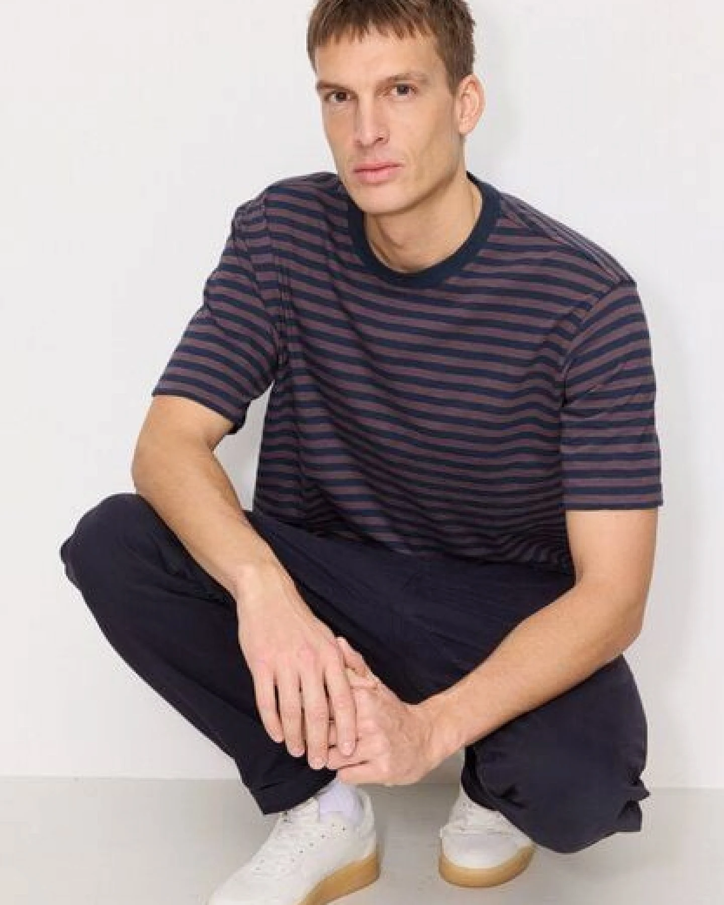 Herren T-Shirt aus Bio-Baumwolle - DELONIX STRIPES - recolution – Ansicht 4