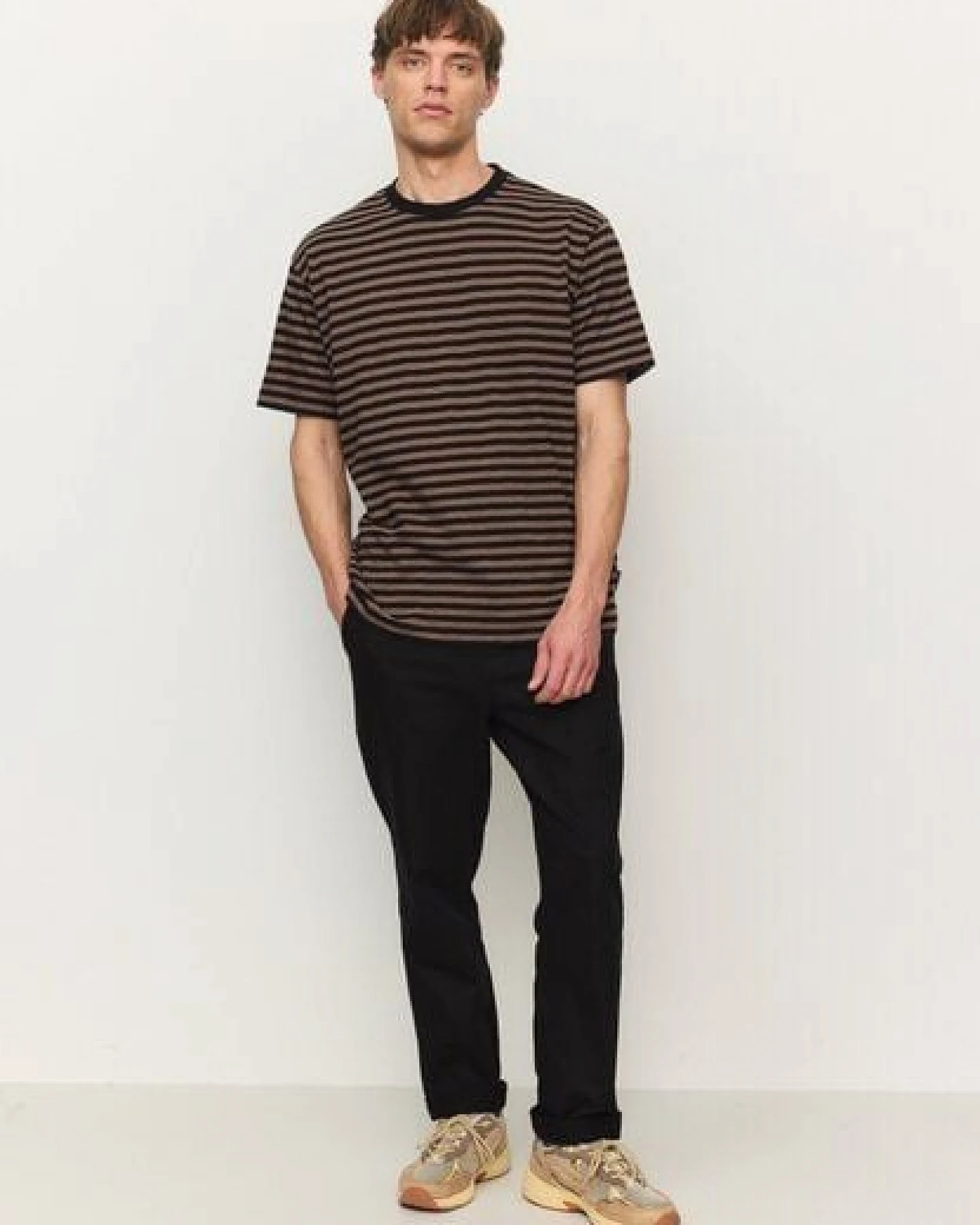 Herren T-Shirt aus Bio-Baumwolle - DELONIX STRIPES - recolution – Ansicht 2