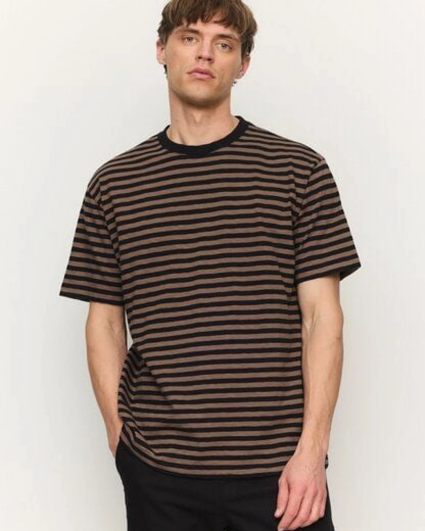 Herren T-Shirt aus Bio-Baumwolle - DELONIX STRIPES - recolution – Ansicht 3