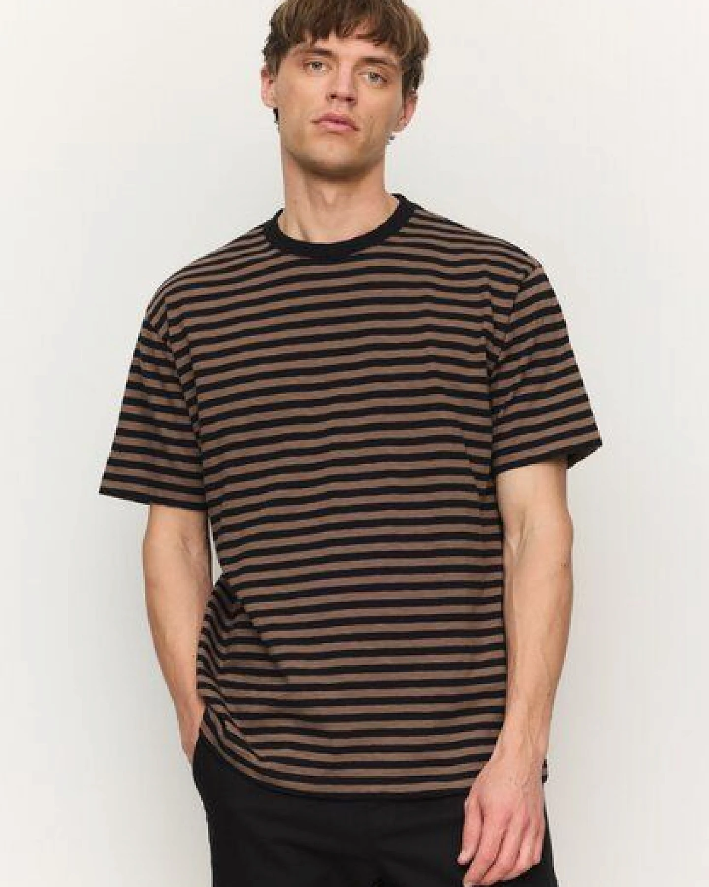Herren T-Shirt aus Bio-Baumwolle - DELONIX STRIPES - recolution – Ansicht 3