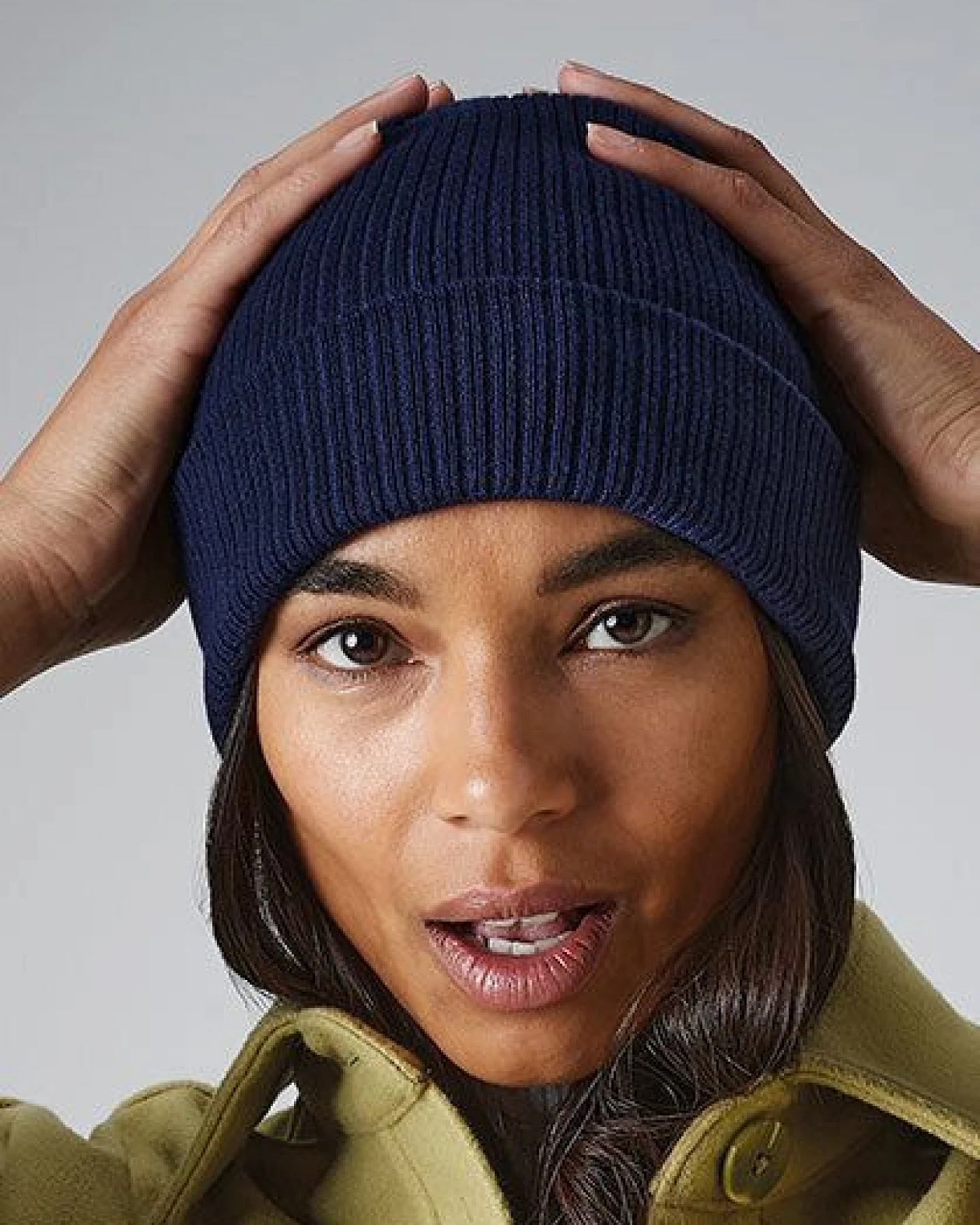 Beechfield Damen / Herren Beanie Mütze Wintermütze Strickmütze – Ansicht 2