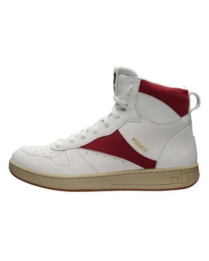 Chalk White | Accent Rio Red